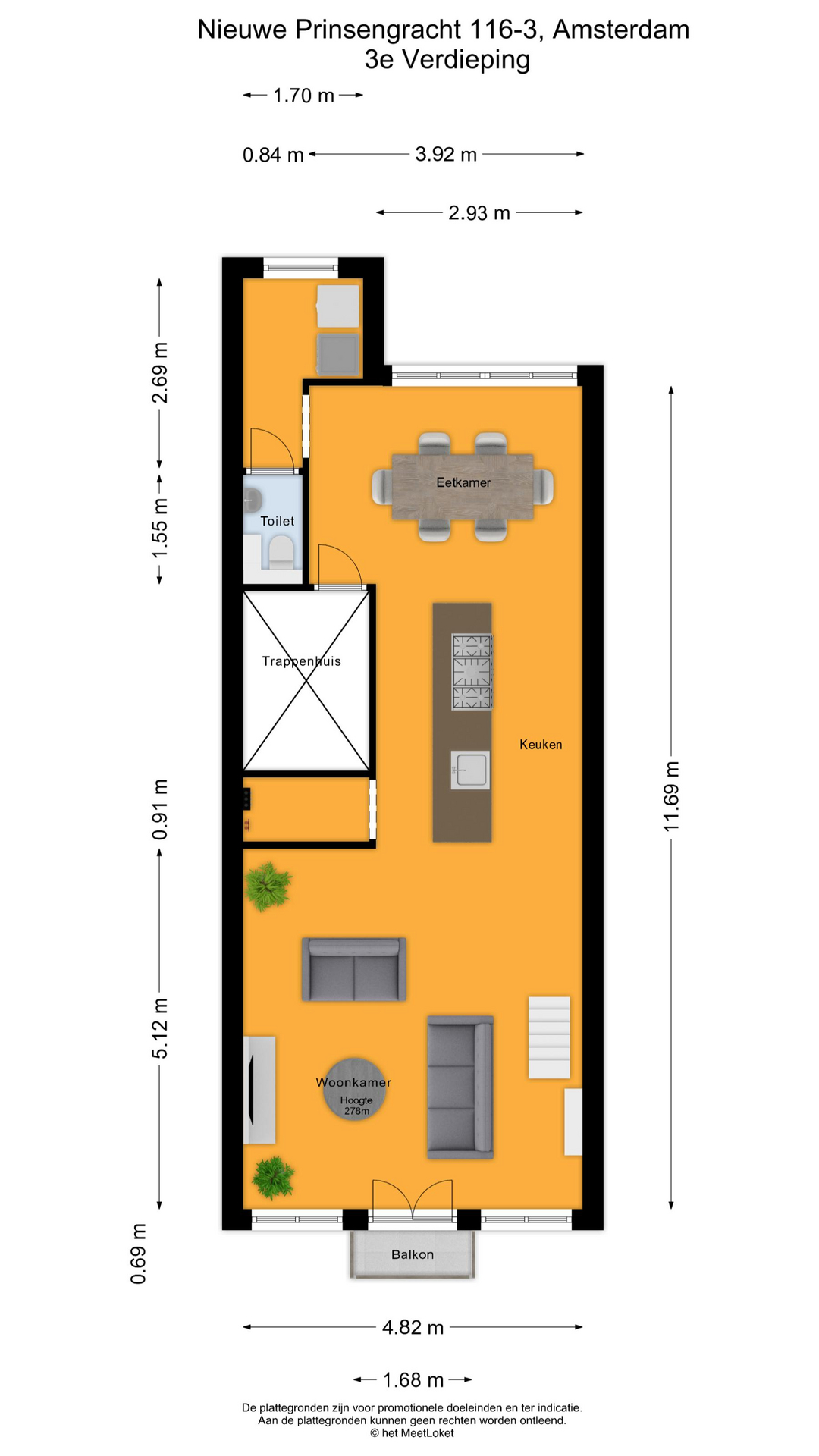 Nieuwe Prinsengracht 116 3, 1018 VX Amsterdam map