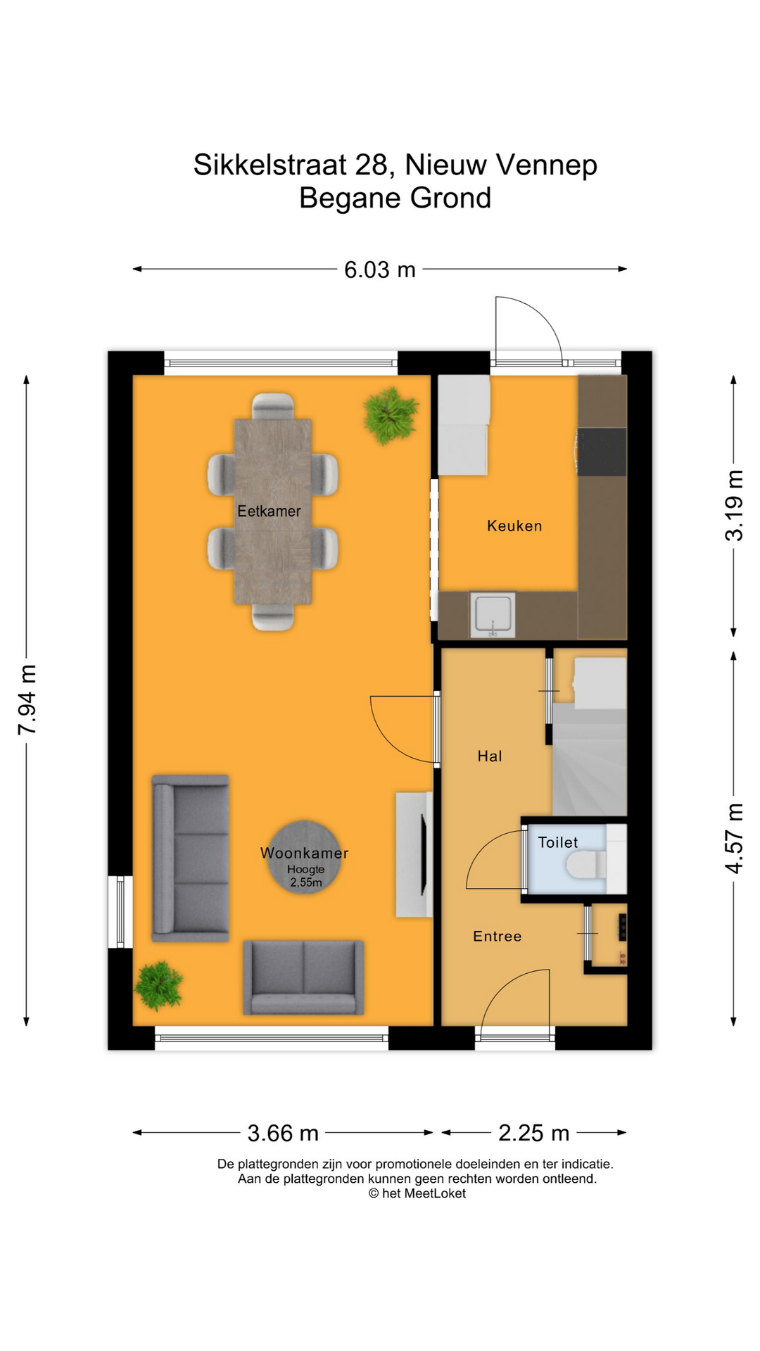 Sikkelstraat 28 , 2151 CR Nieuw-vennep map