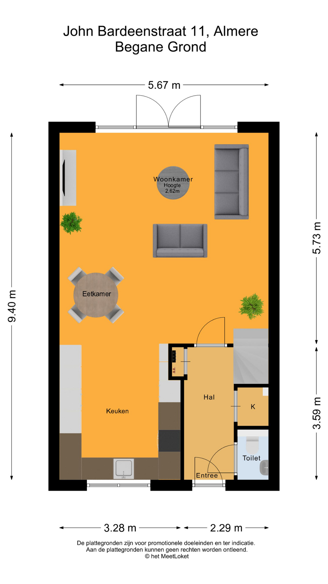 John Bardeenstraat 11 , 1341 DS Almere map