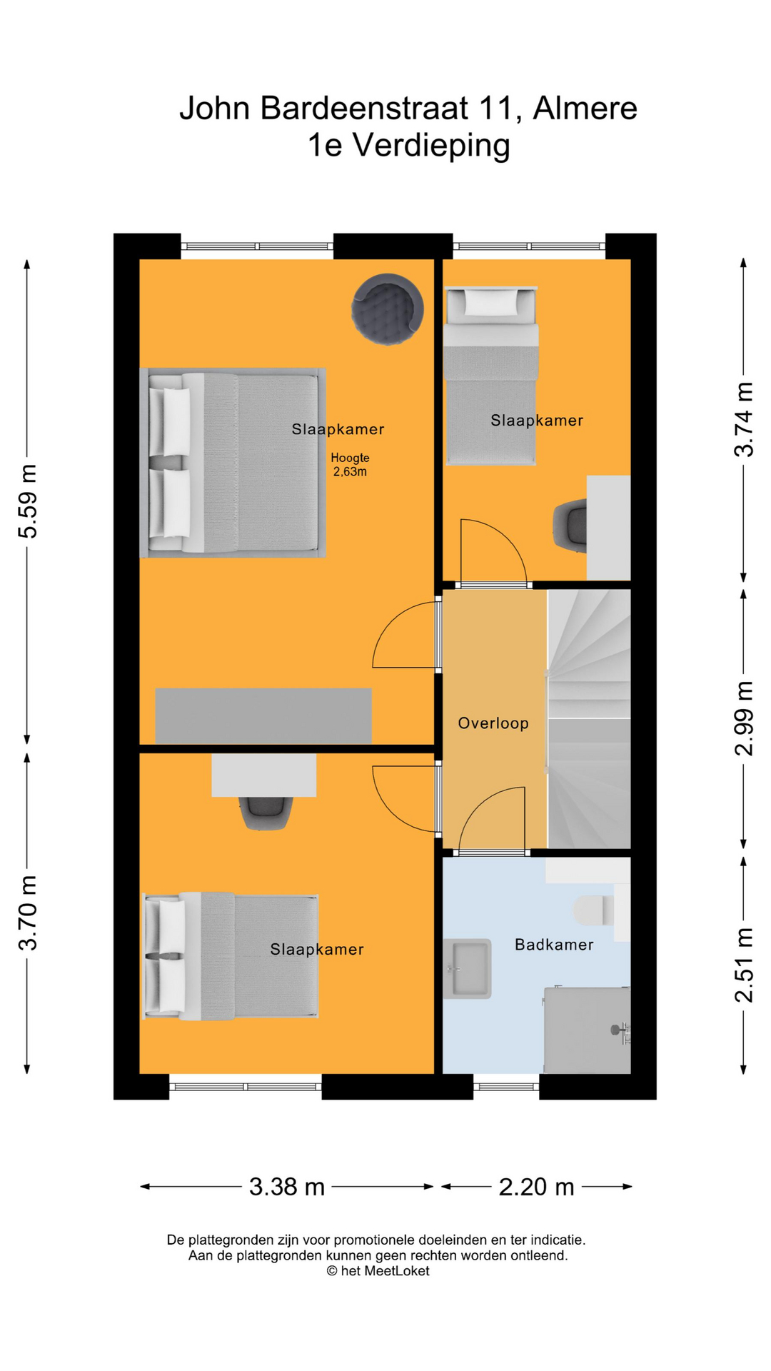 John Bardeenstraat 11 , 1341 DS Almere map