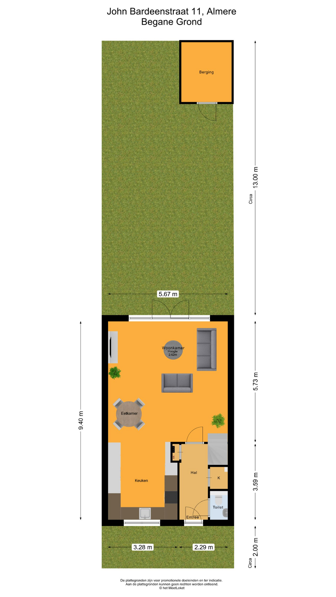 John Bardeenstraat 11 , 1341 DS Almere map