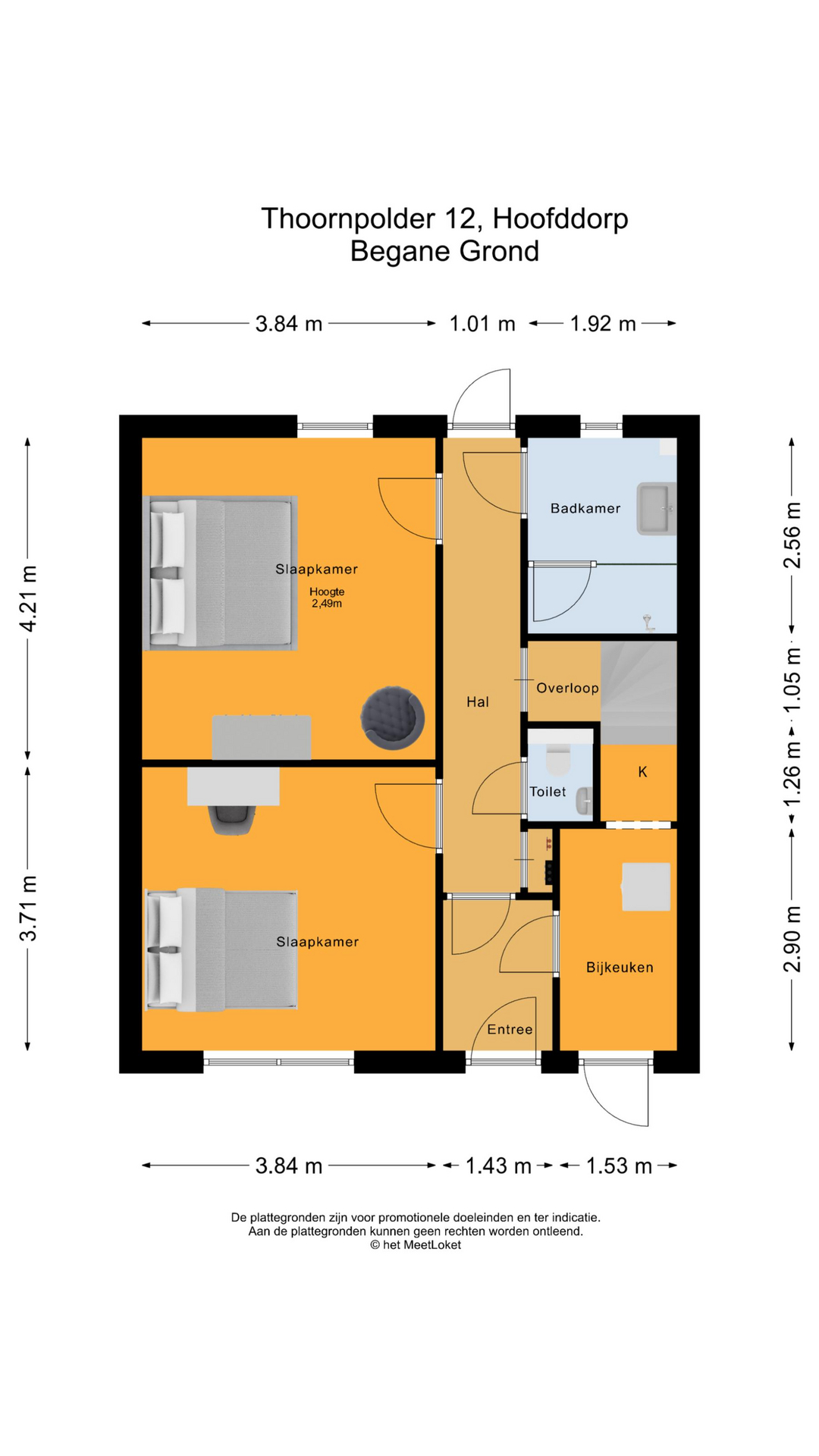 Thoornpolder 12 , 2134 WN Hoofddorp map