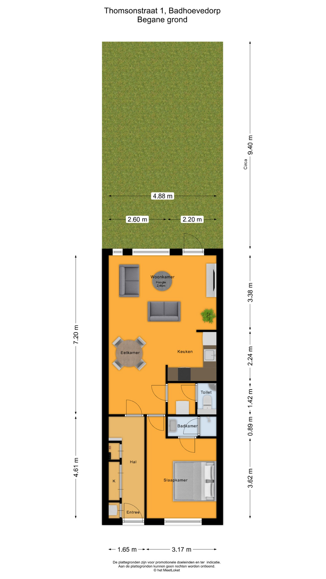 Thomsonstraat 1 , 1171 ZA Badhoevedorp map