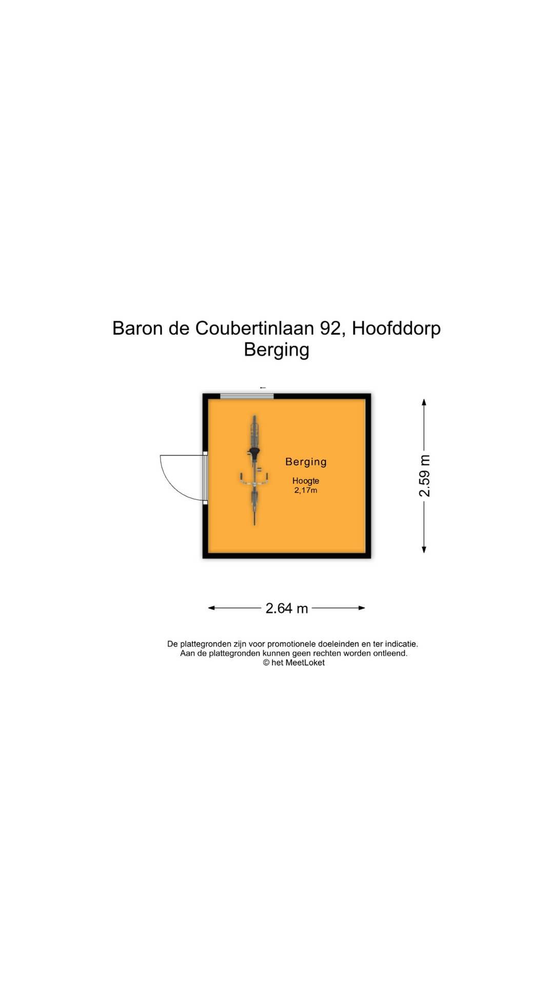 Baron De Coubertinlaan 92 , 2134 CG Hoofddorp map