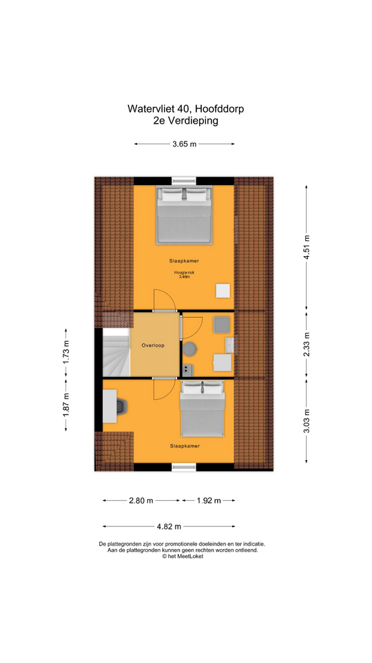 Watervliet 40 , 2134 VV Hoofddorp map