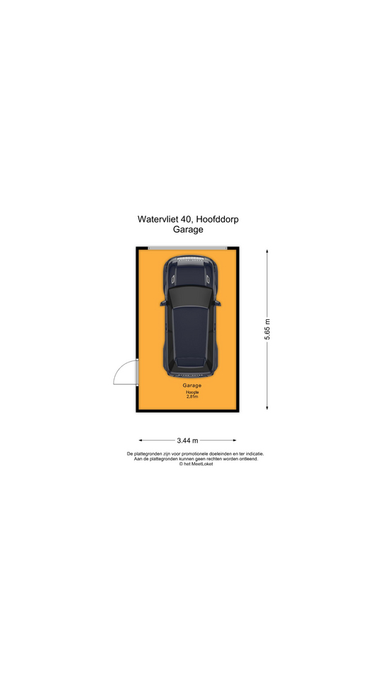 Watervliet 40 , 2134 VV Hoofddorp map
