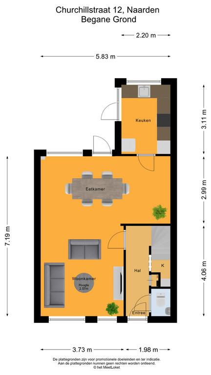 Churchillstraat 12 , 1411 XC Naarden map