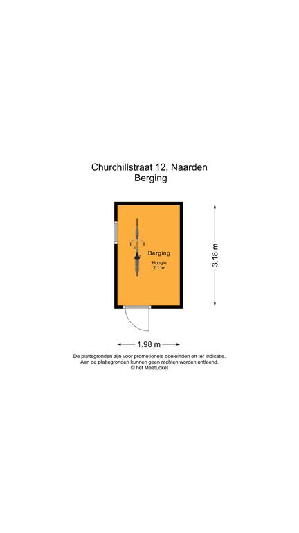 Churchillstraat 12 , 1411 XC Naarden map
