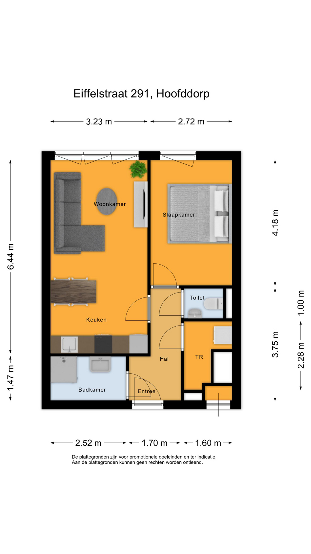Eiffelstraat 291 , 2132 HS Hoofddorp map