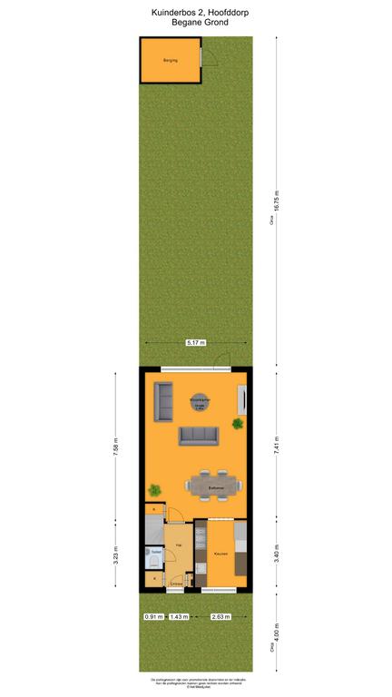 Kuinderbos 2 , 2134 KP Hoofddorp map