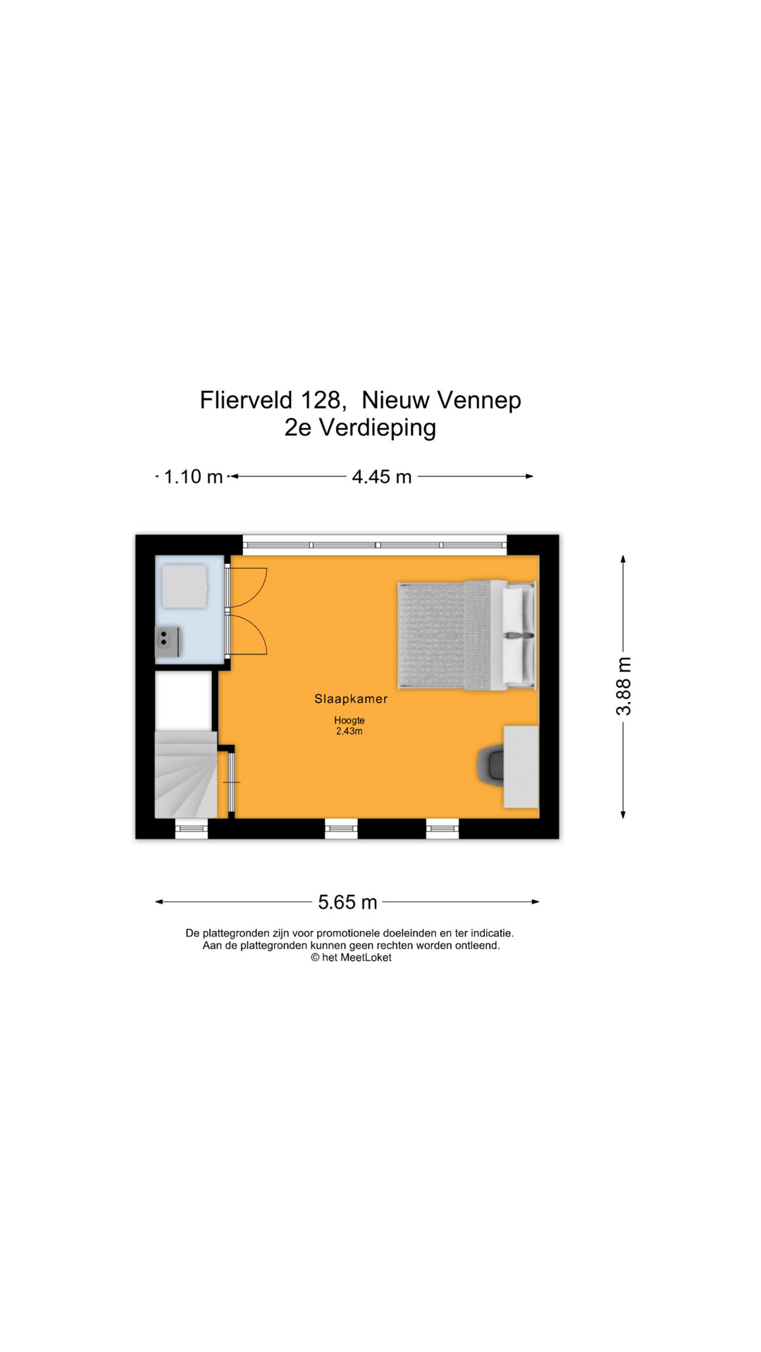 Flierveld 128 , 2151 LJ Nieuw-vennep map