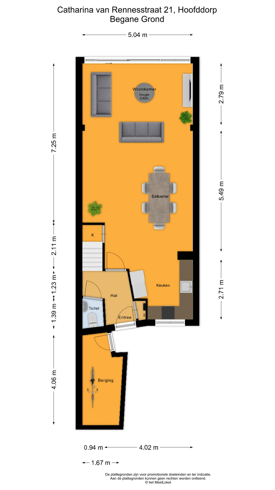 Catharina van Rennesstraat 21 , 2135 TG Hoofddorp map
