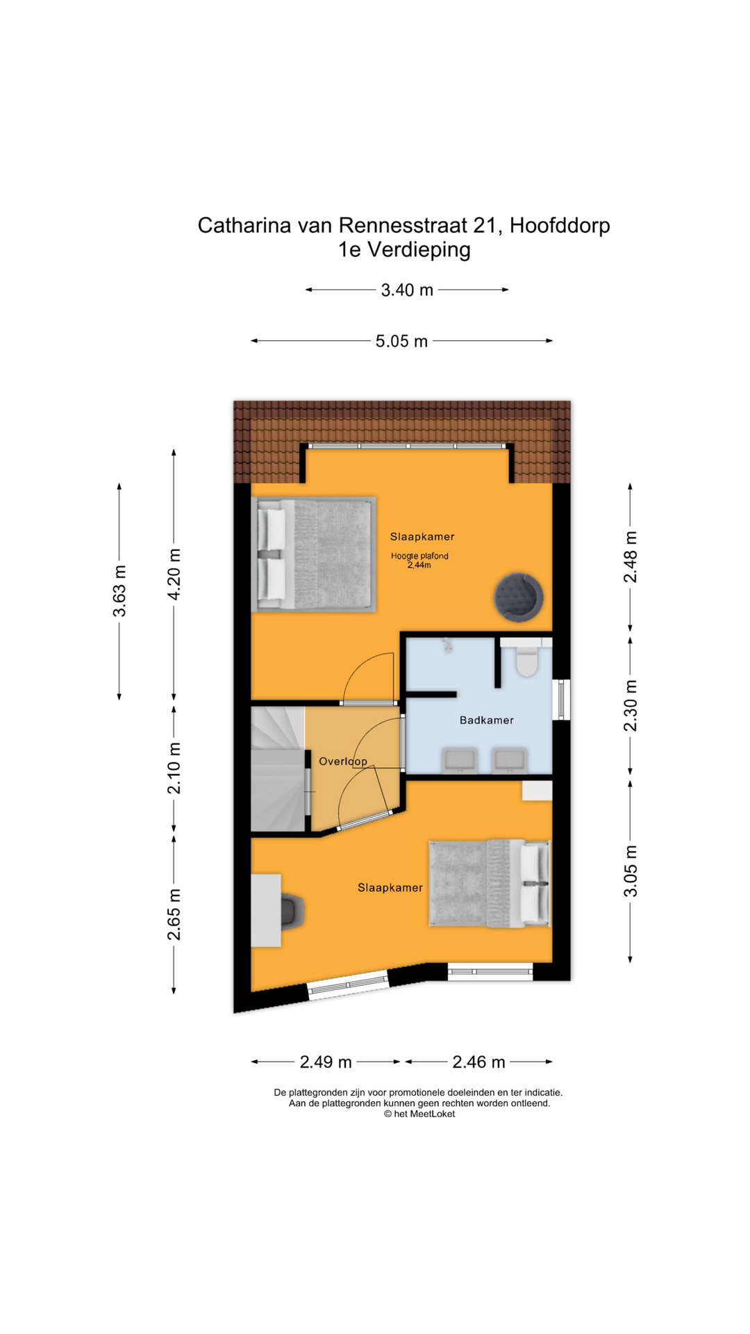 Catharina van Rennesstraat 21 , 2135 TG Hoofddorp map