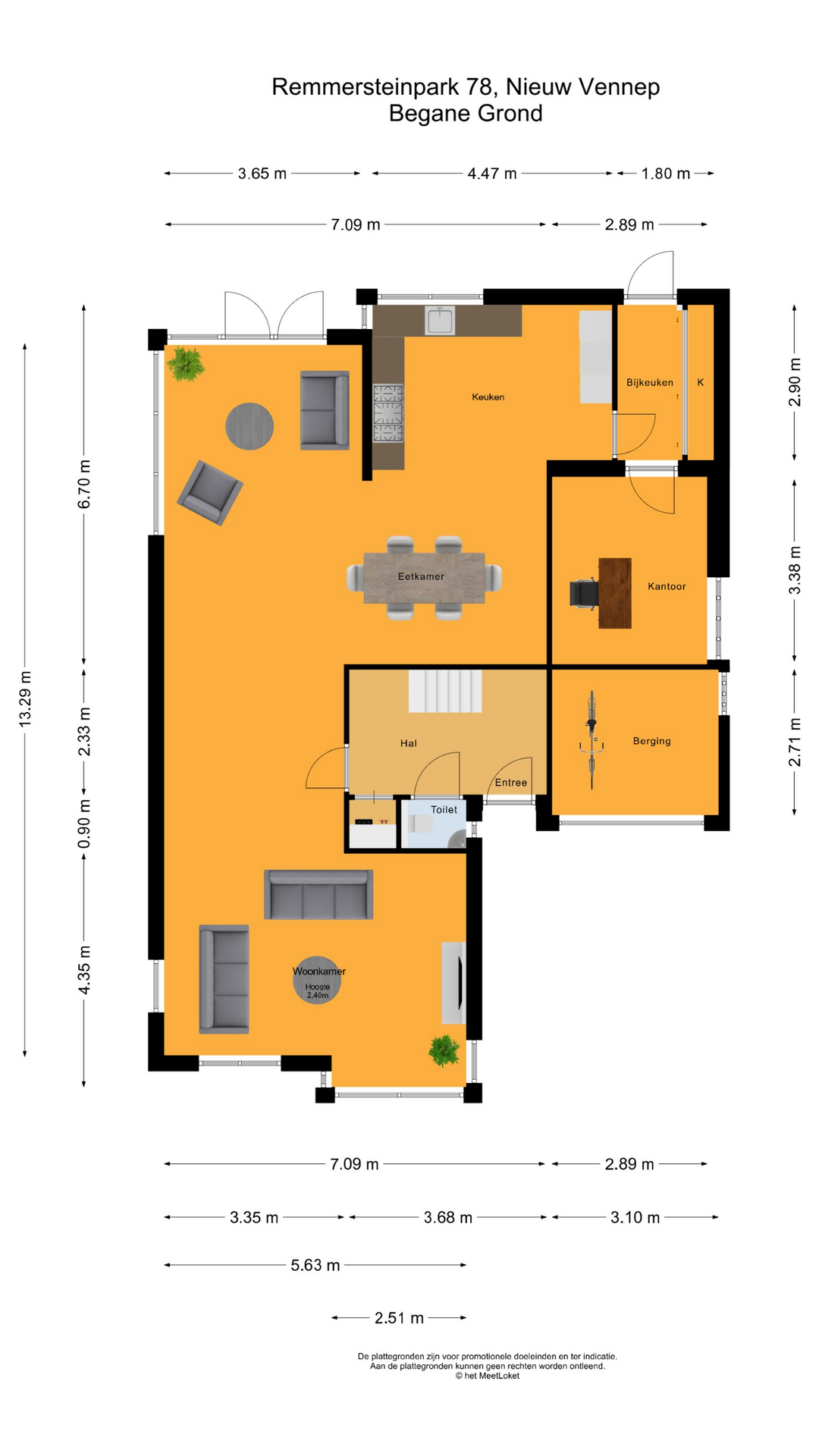 Remmersteinpark 78 , 2151 KA Nieuw-vennep map