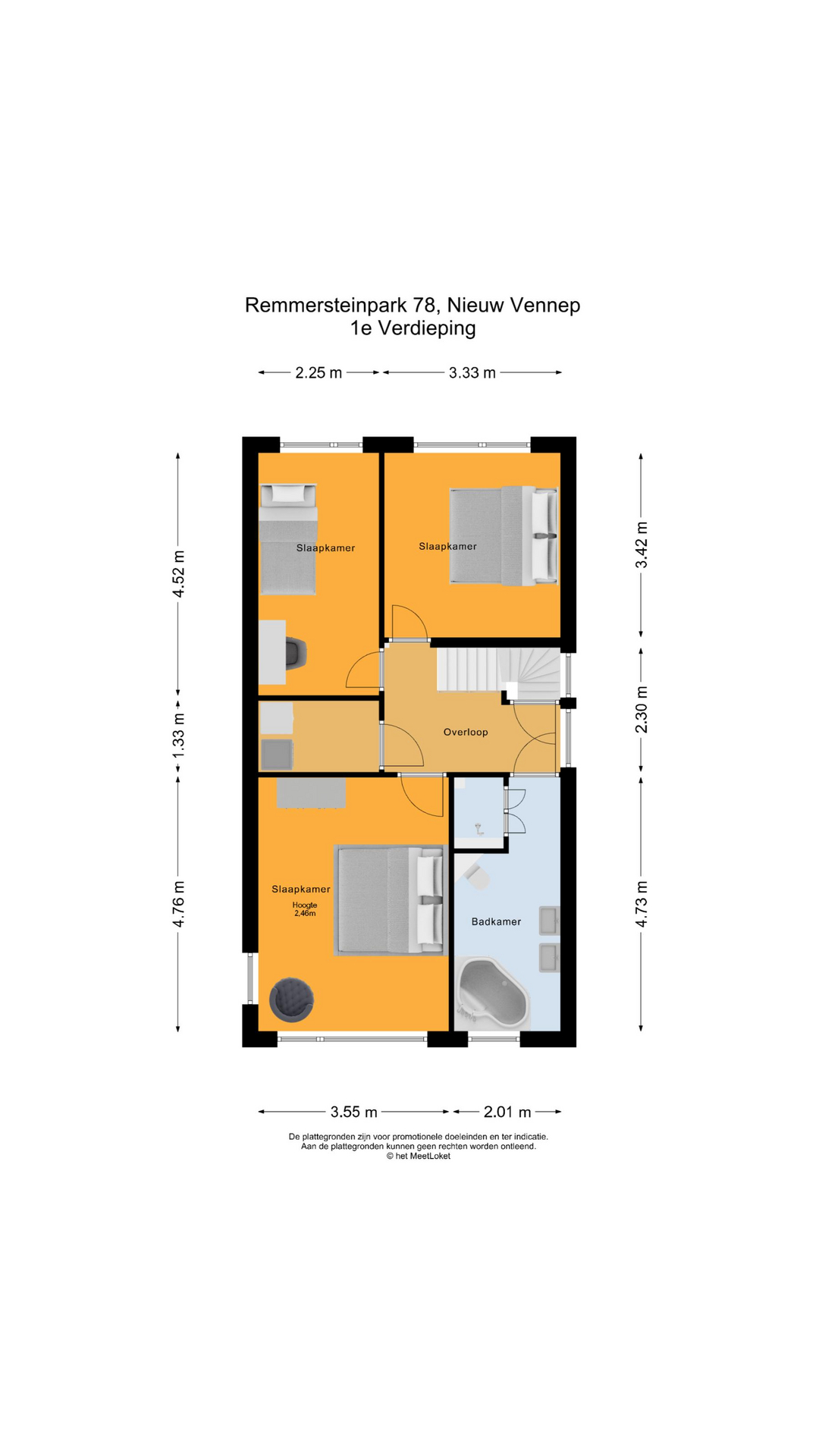 Remmersteinpark 78 , 2151 KA Nieuw-vennep map