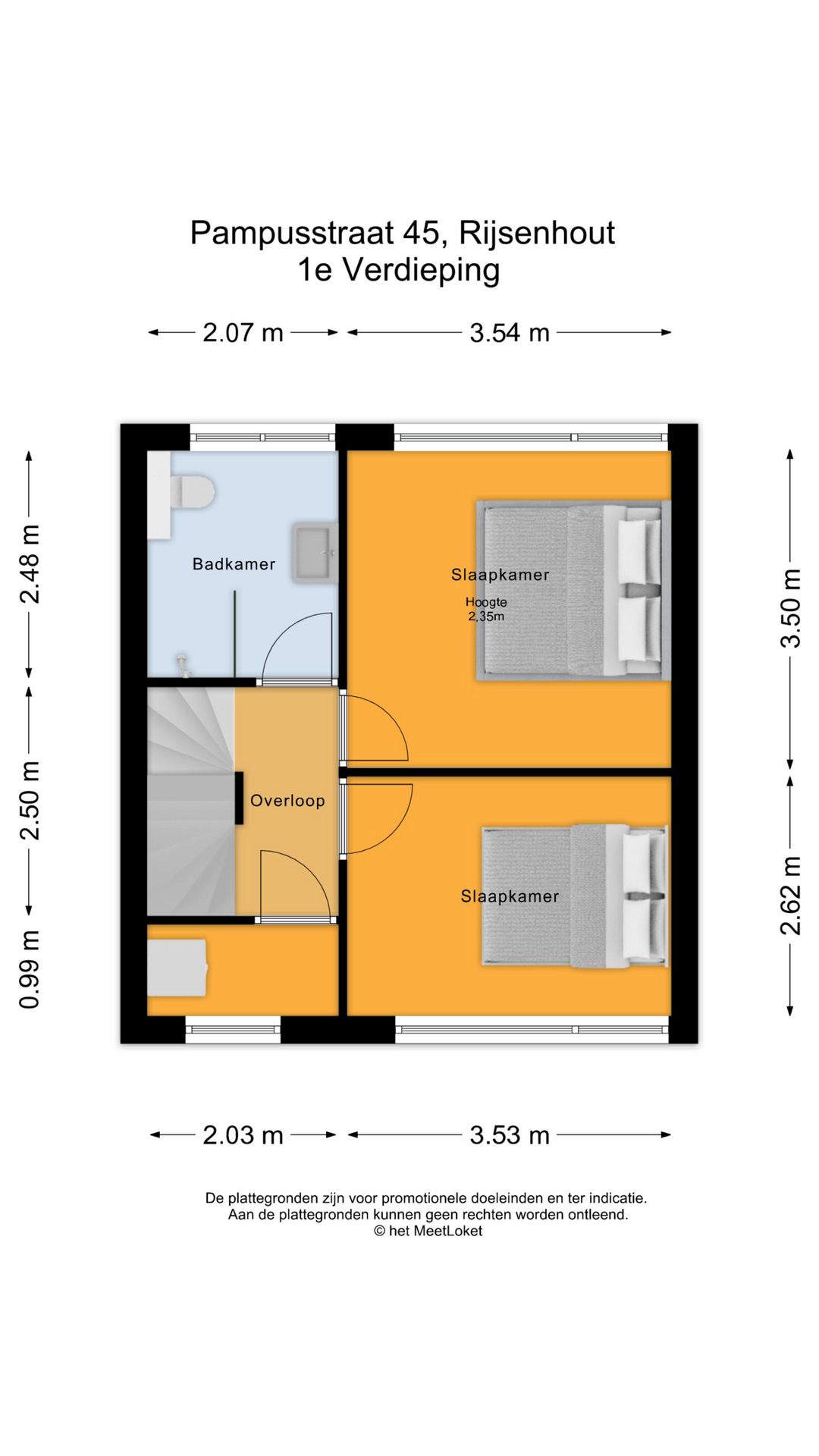 Pampusstraat 45 , 1435 LH Rijsenhout map