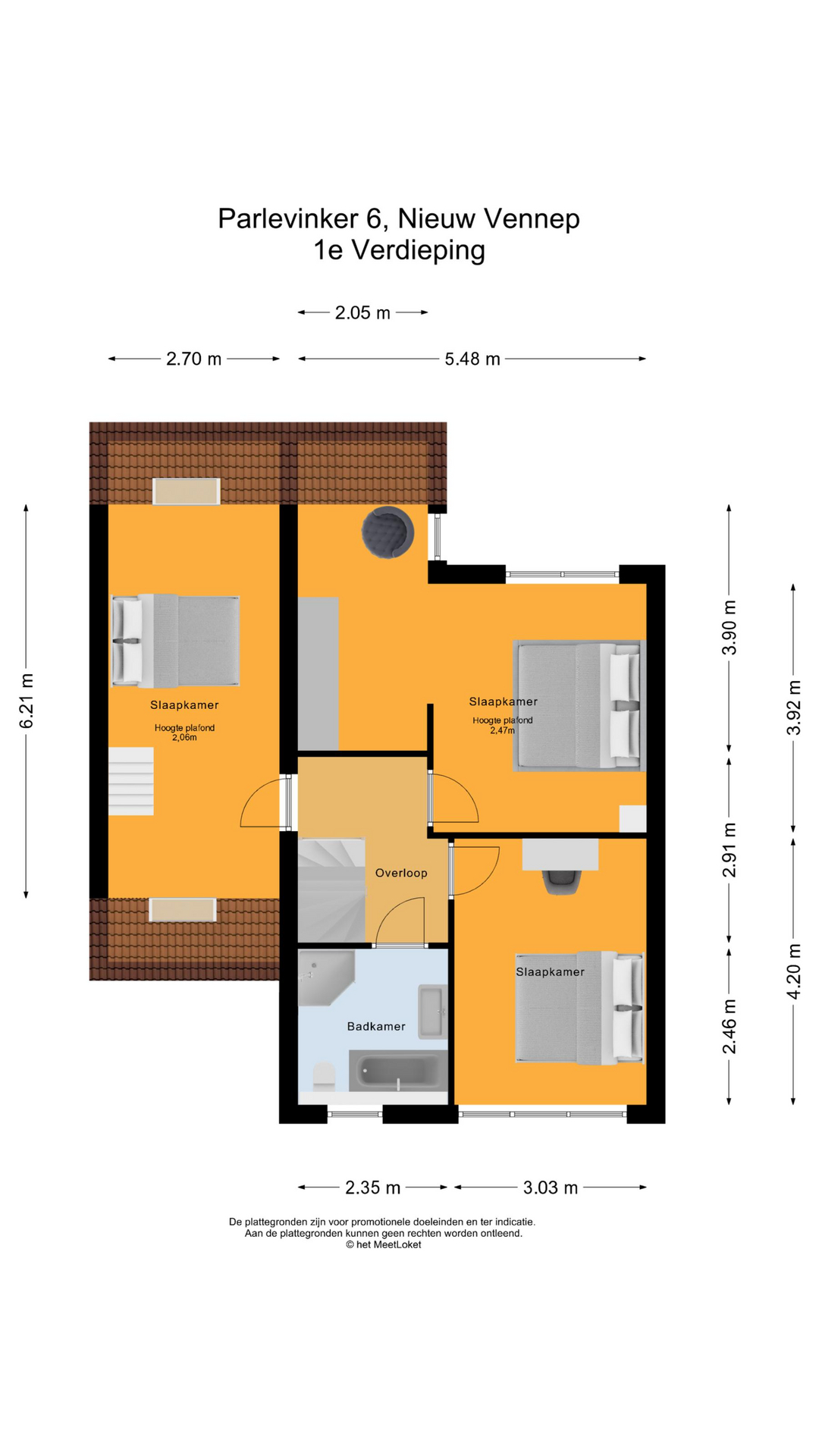 Parlevinker 6 , 2152 LC Nieuw-vennep map