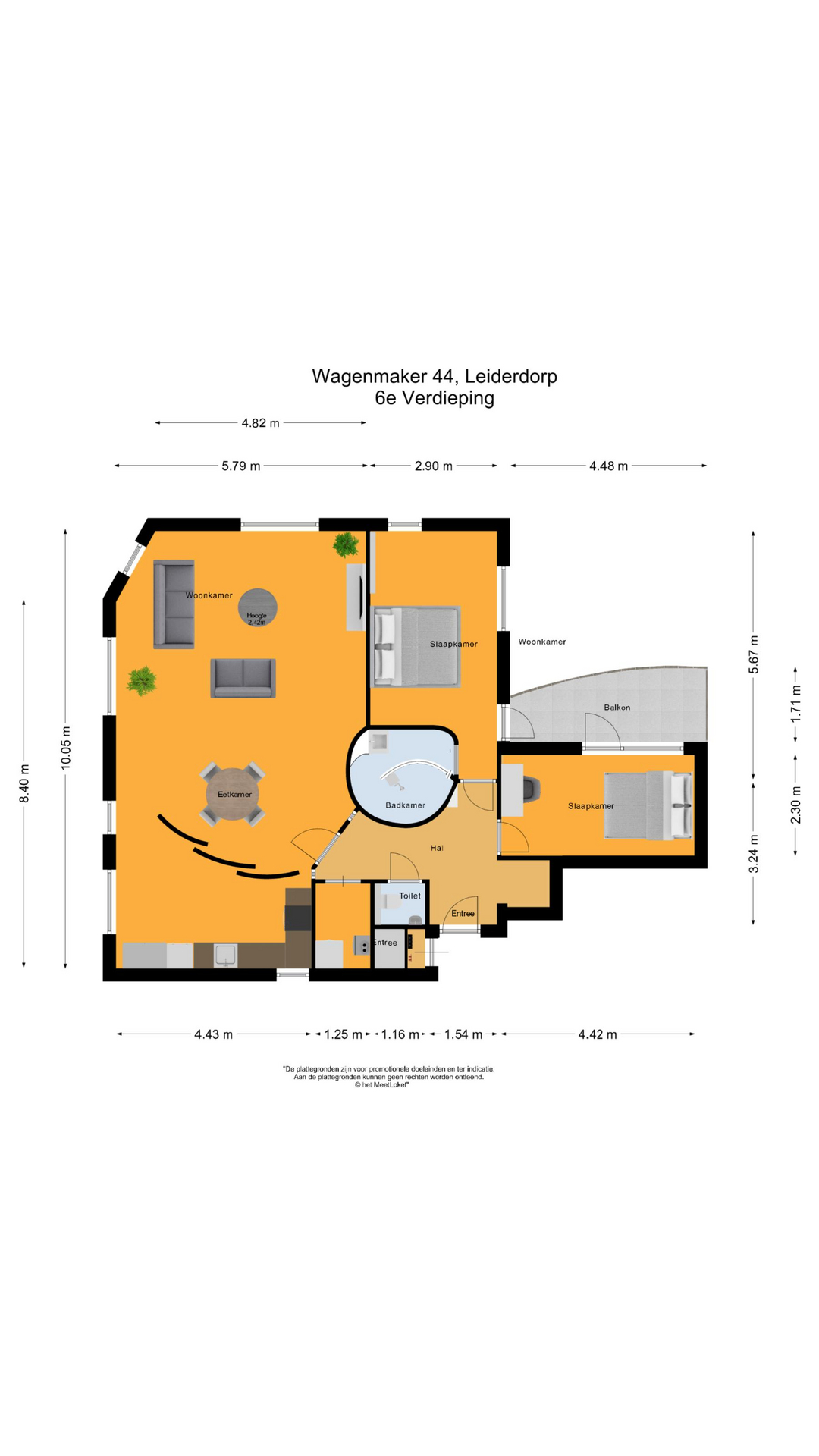 Wagenmaker 44 , 2353 WJ Leiderdorp map