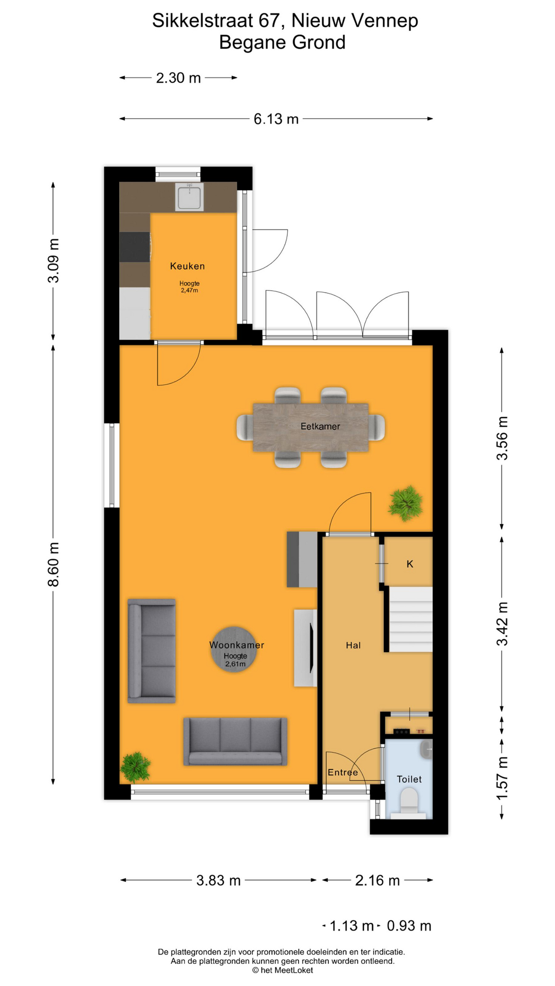 Sikkelstraat 67 , 2151 CP Nieuw-vennep map