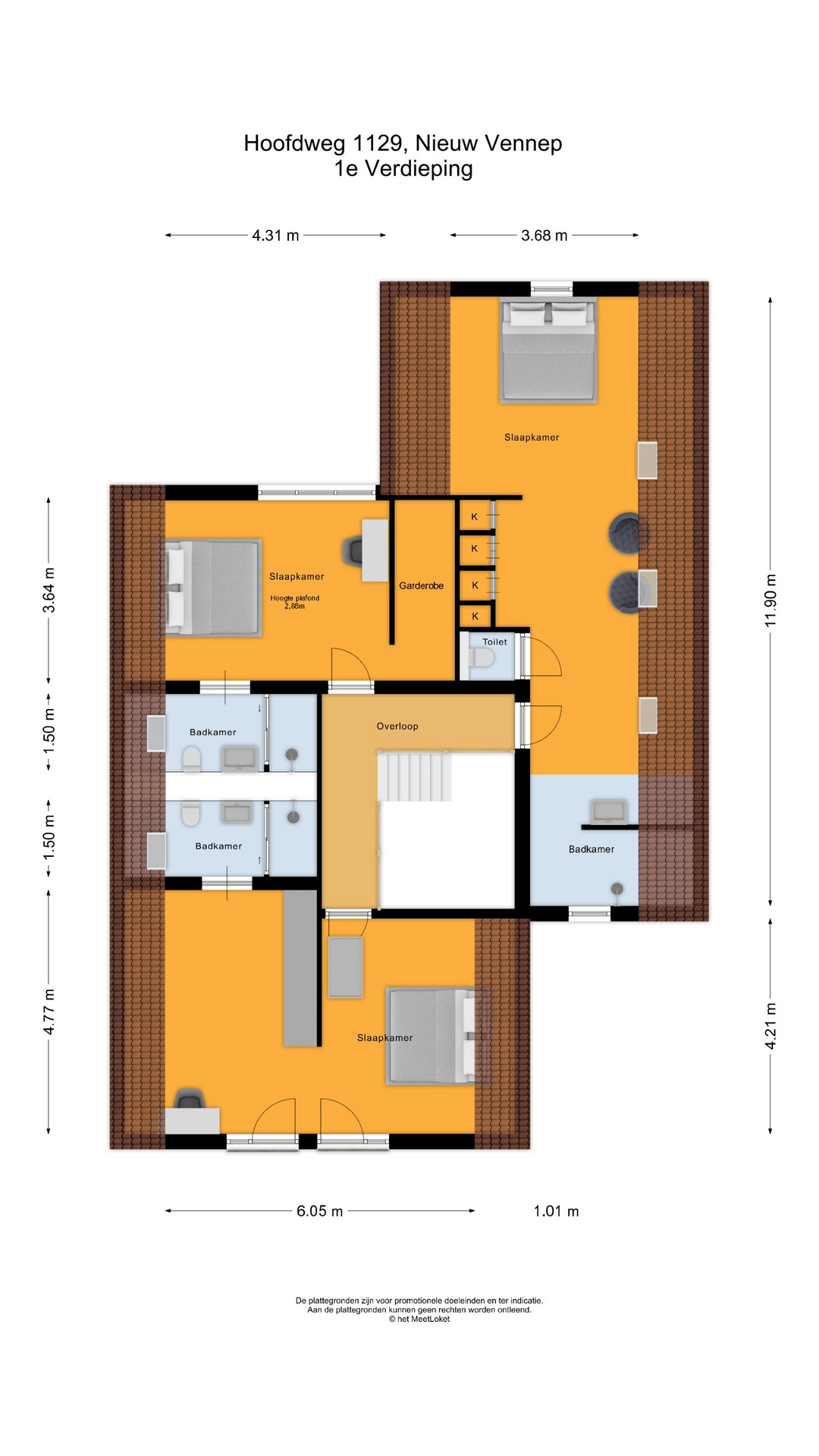 Hoofdweg 1129 , 2152 LK Nieuw-vennep map