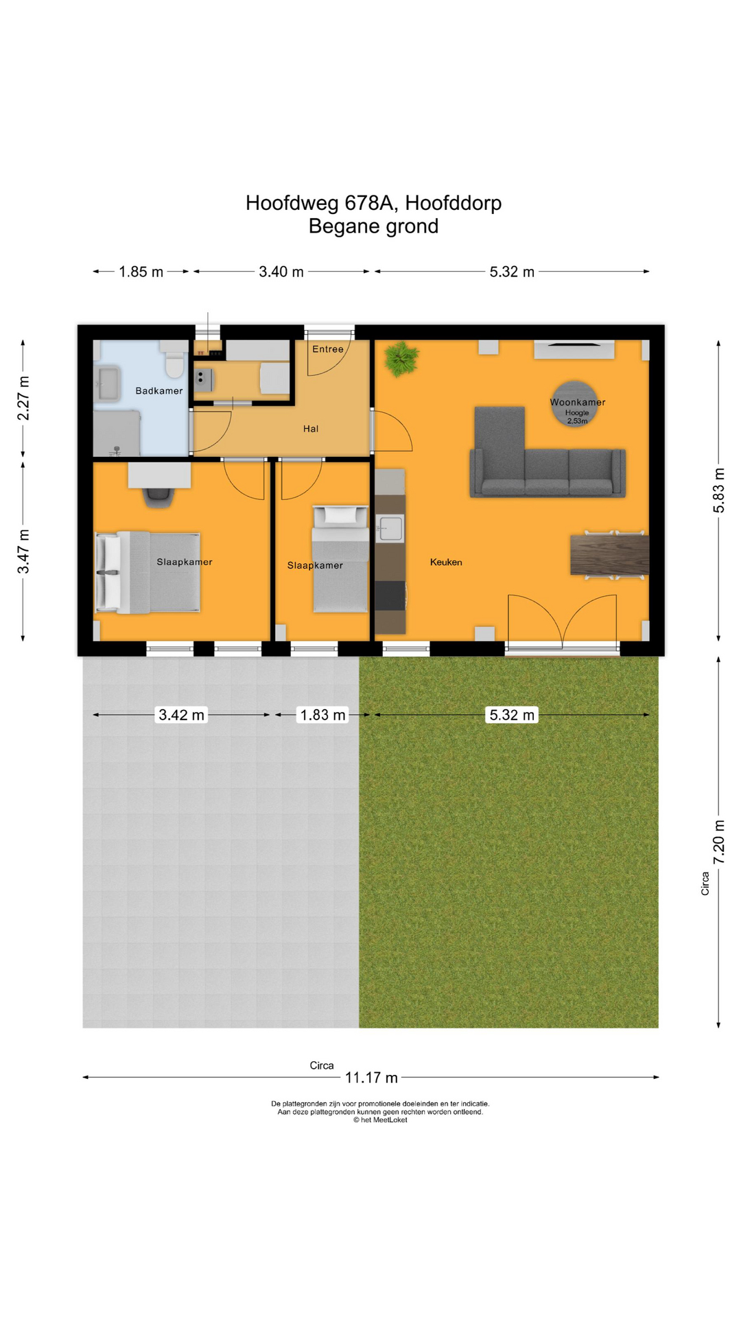 Hoofdweg 678 A, 2132 BT Hoofddorp map