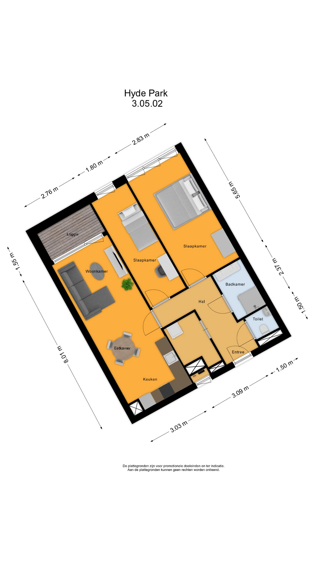 Eiffelstraat 255 , 2132 HS Hoofddorp map