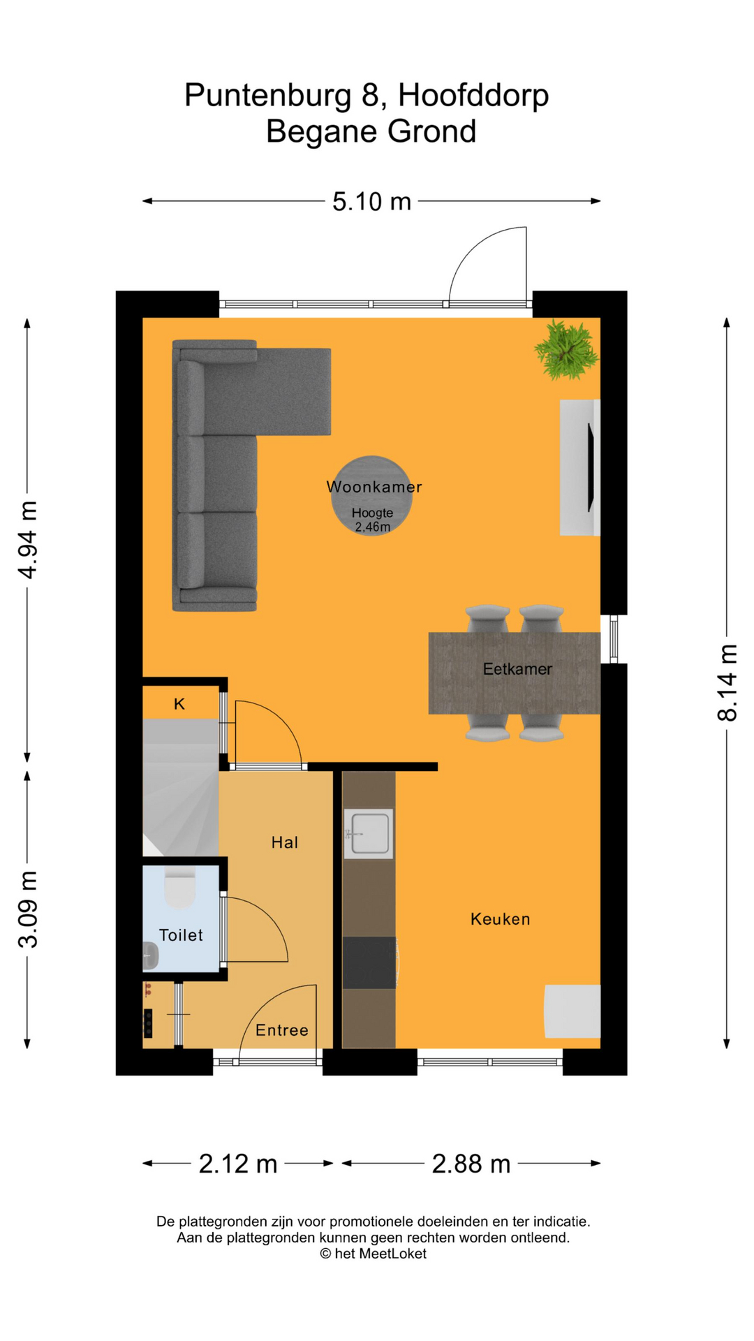 Puntenburg 8 , 2135 AS Hoofddorp map