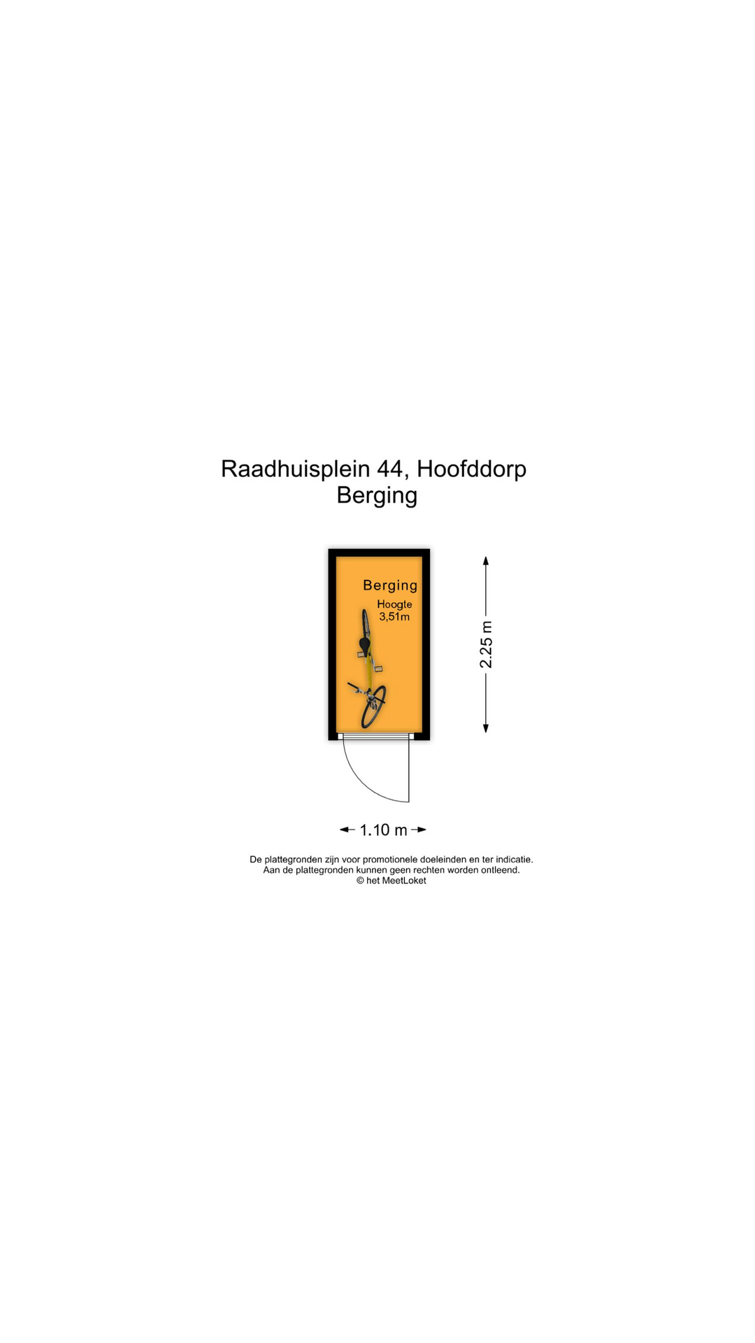 Raadhuisplein 44 , 2132 TZ Hoofddorp map