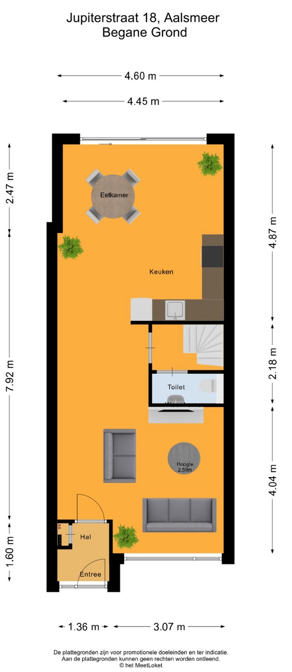 Jupiterstraat 18 , 1431 XB Aalsmeer map