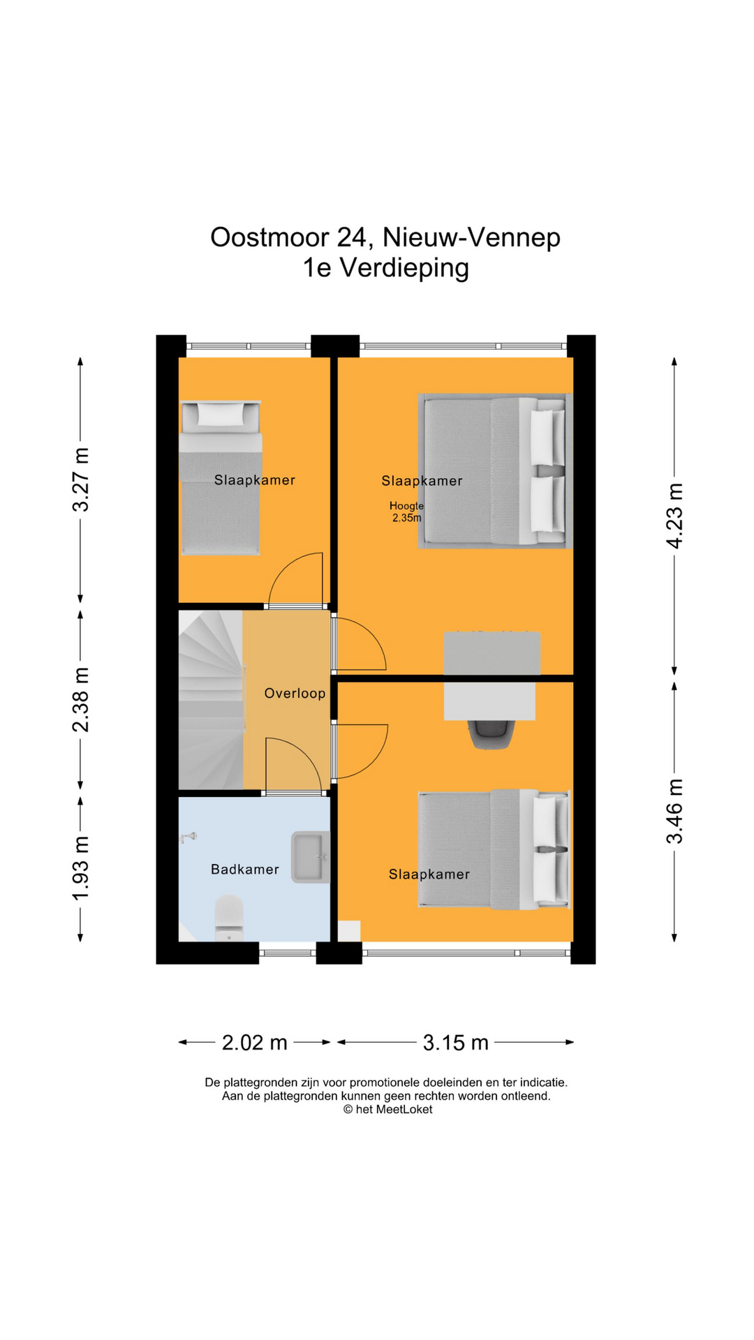 Oostmoor 24 , 2151 VB Nieuw-vennep map