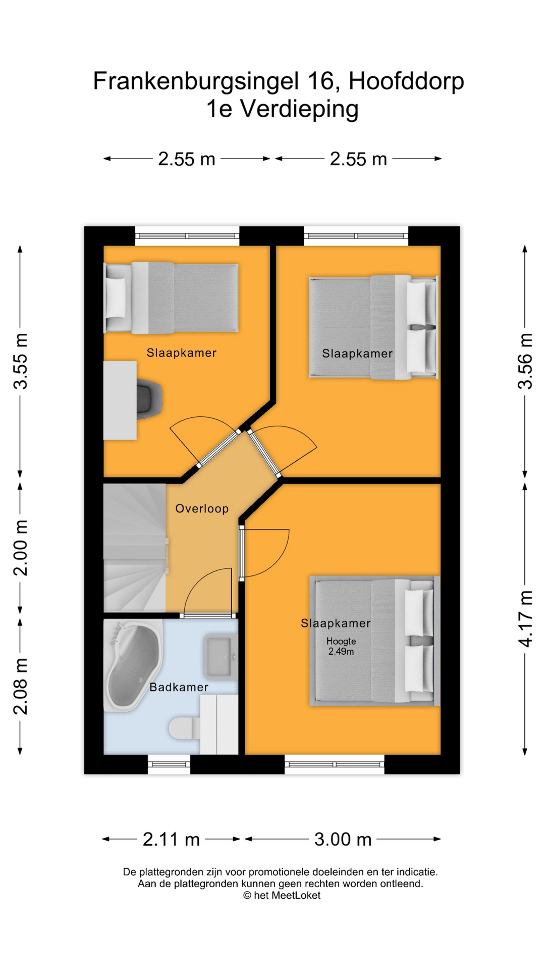 Frankenburgsingel 16 , 2135 EJ Hoofddorp map