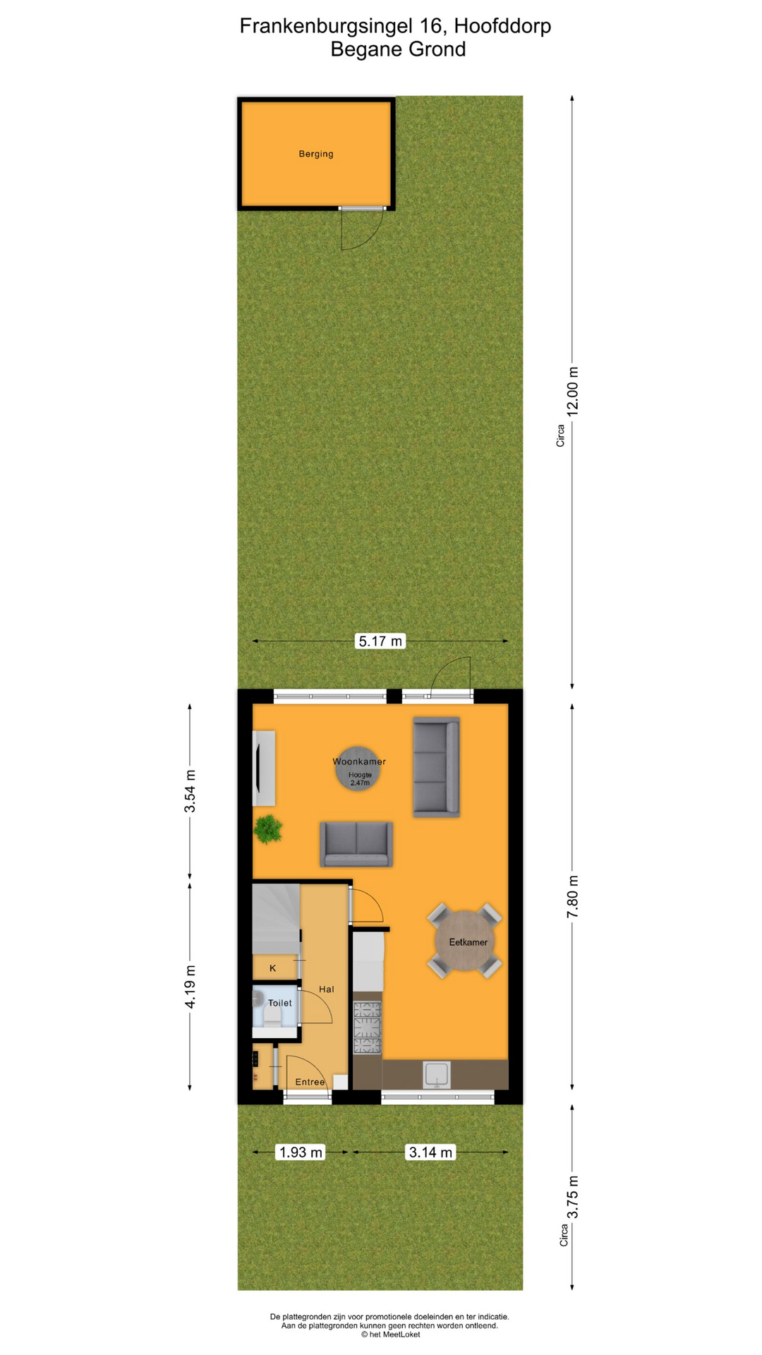 Frankenburgsingel 16 , 2135 EJ Hoofddorp map