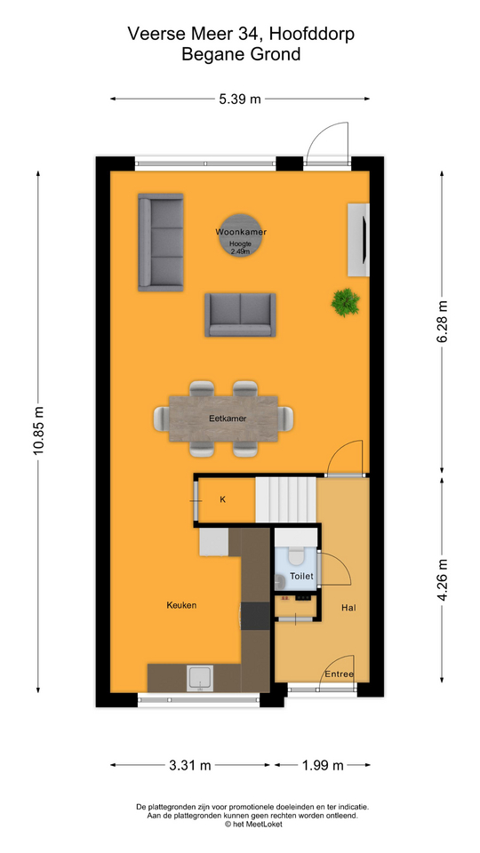 Veerse Meer 34 , 2134 VR Hoofddorp map