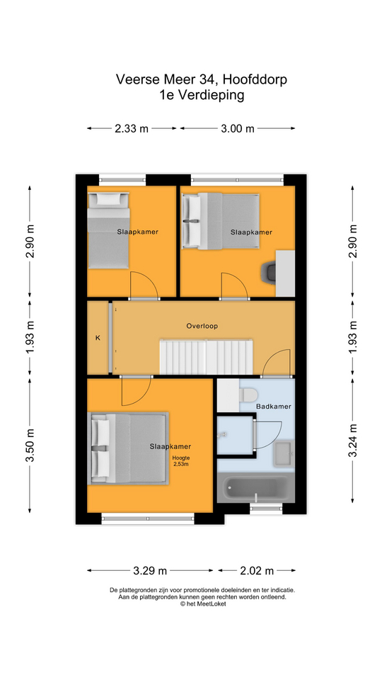 Veerse Meer 34 , 2134 VR Hoofddorp map