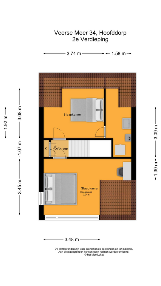 Veerse Meer 34 , 2134 VR Hoofddorp map