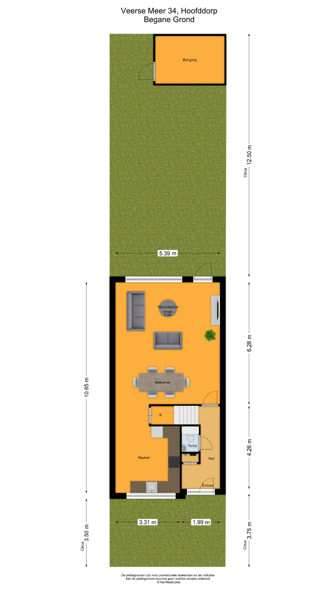 Veerse Meer 34 , 2134 VR Hoofddorp map