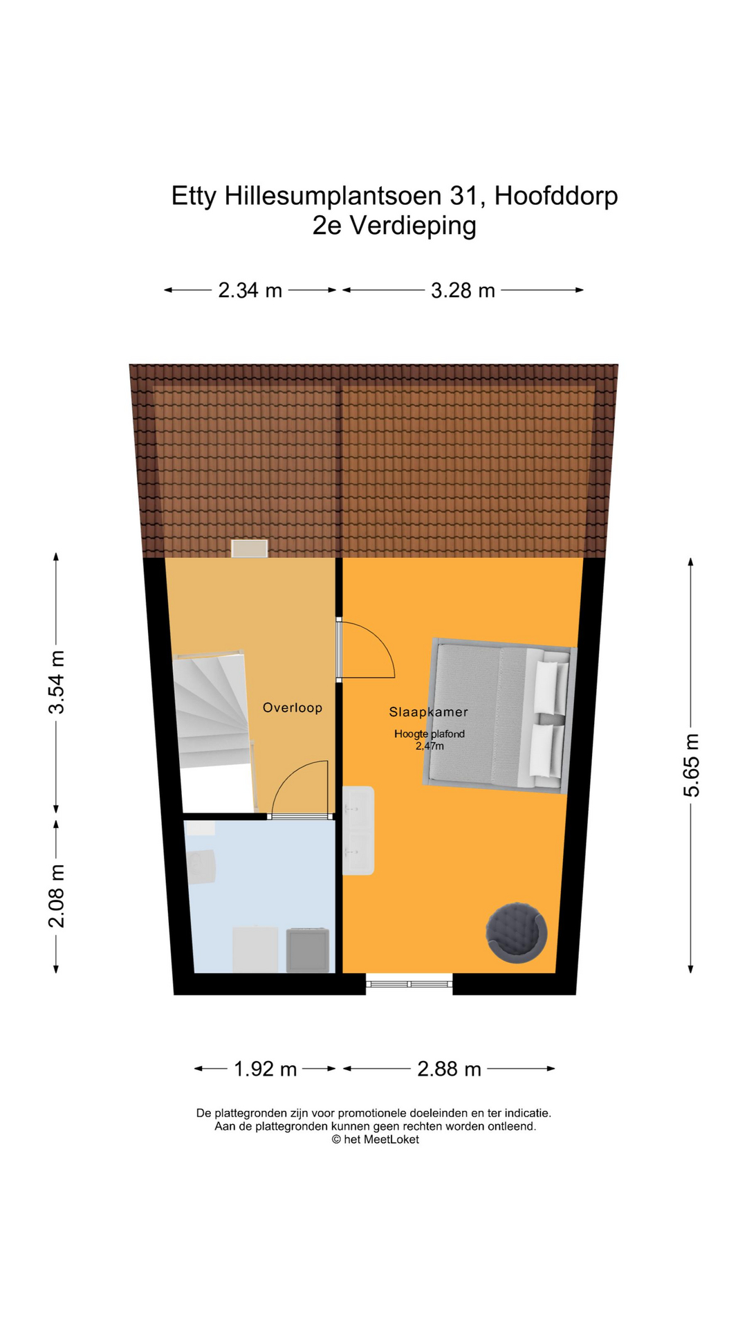 Etty Hillesumplantsoen 31 , 2135 KJ Hoofddorp map