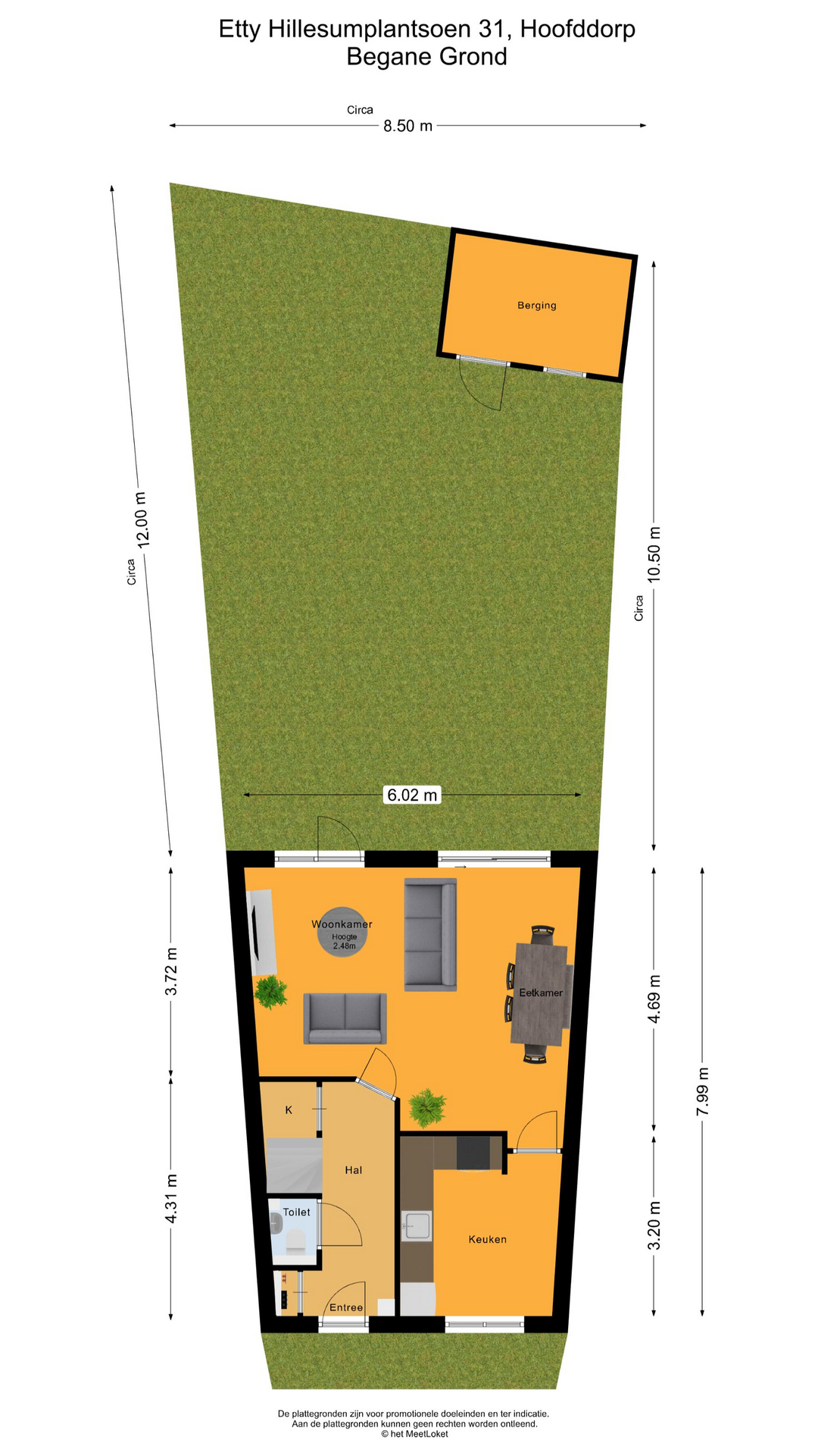 Etty Hillesumplantsoen 31 , 2135 KJ Hoofddorp map