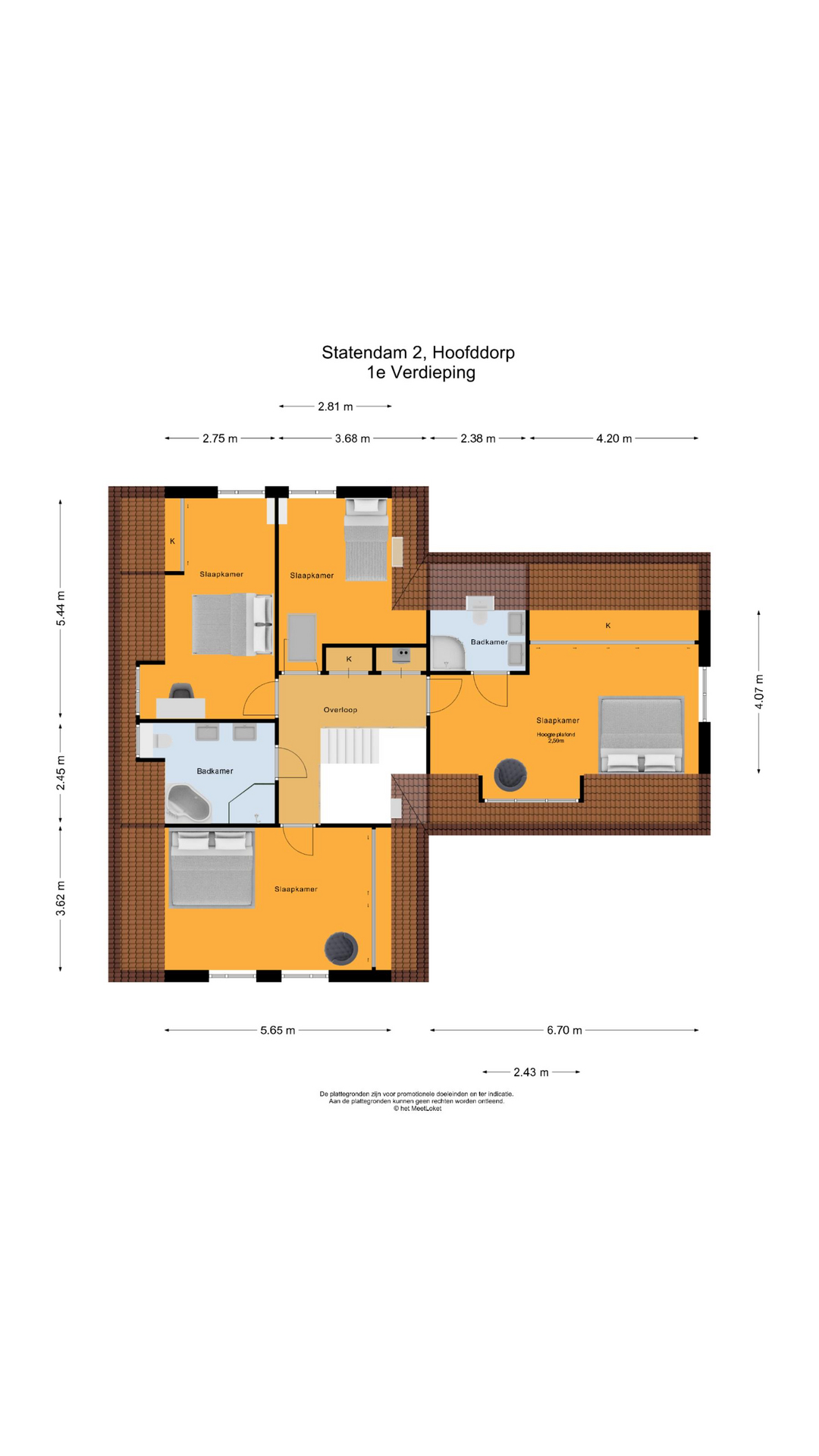Statendam 2 , 2134 WX Hoofddorp map