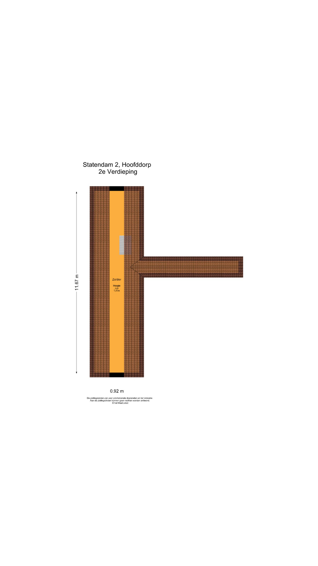 Statendam 2 , 2134 WX Hoofddorp map