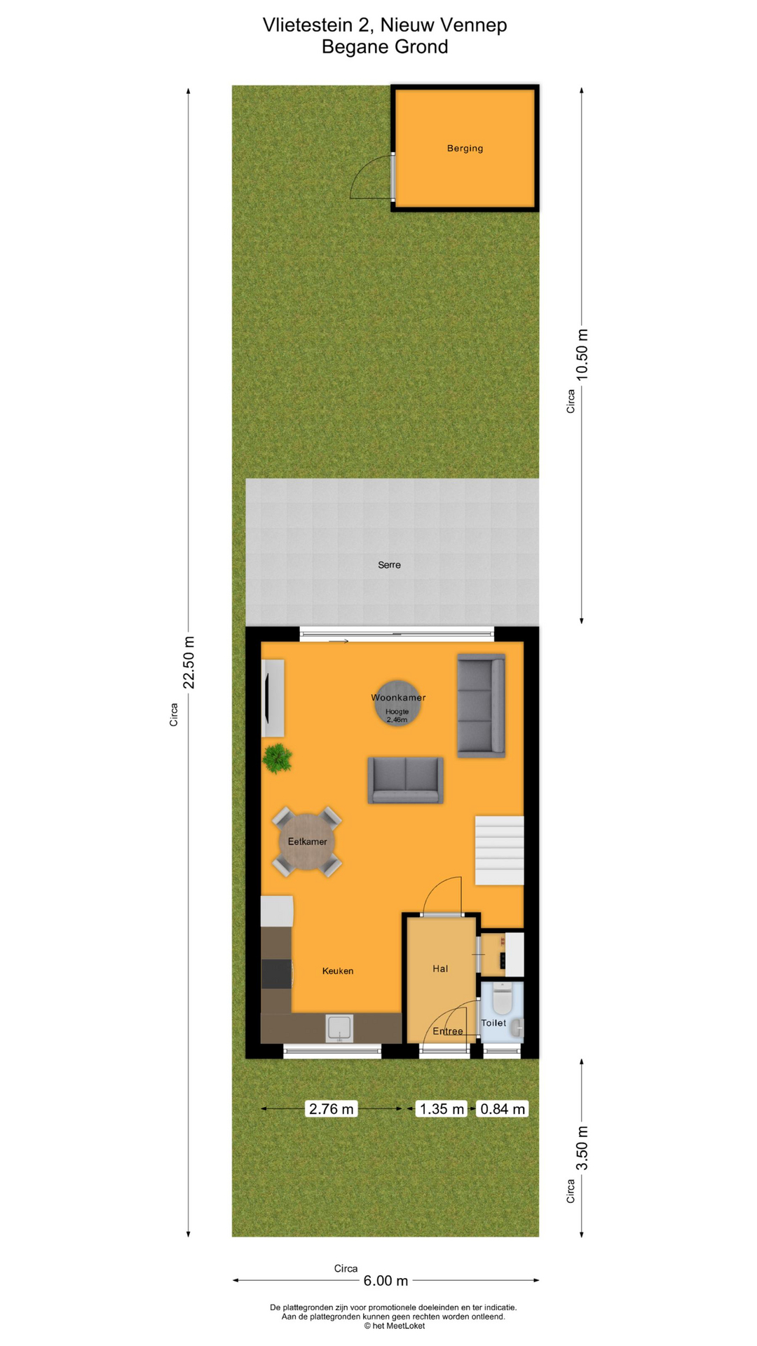 Vlietestein 2 , 2151 KL Nieuw-vennep map