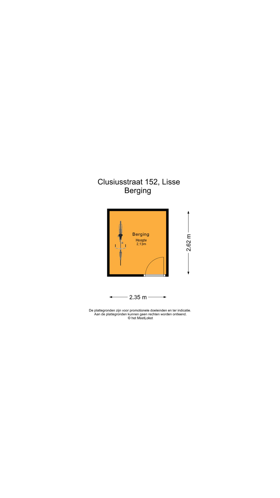 Clusiusstraat 152 , 2163 JK Lisse map