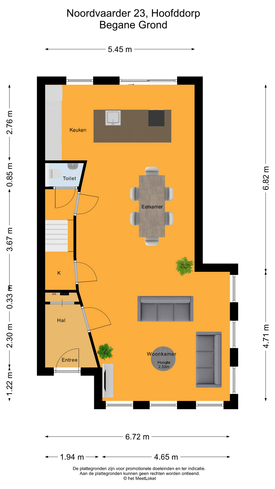 Noordvaarder 23 , 2134 XZ Hoofddorp map