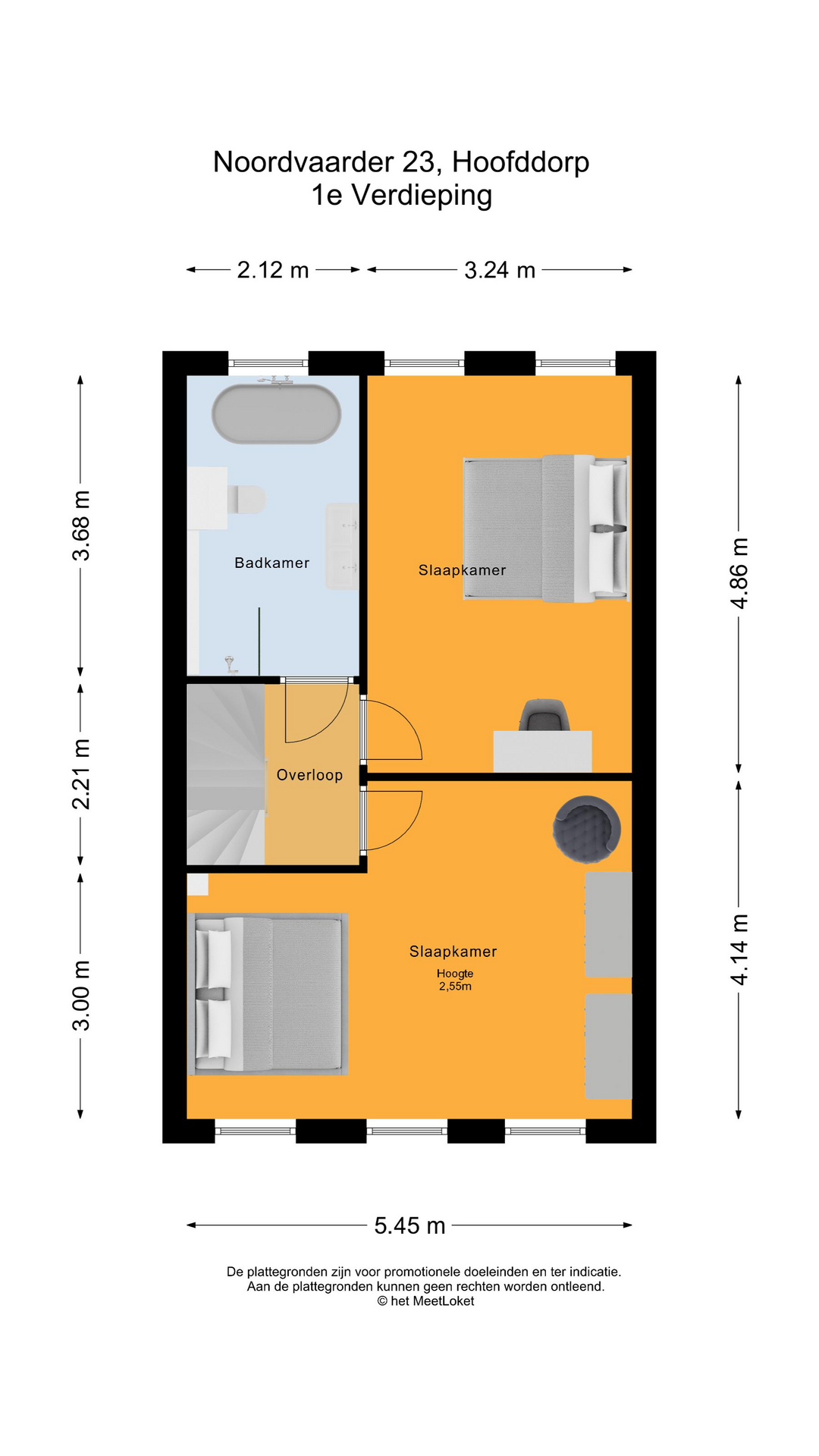 Noordvaarder 23 , 2134 XZ Hoofddorp map