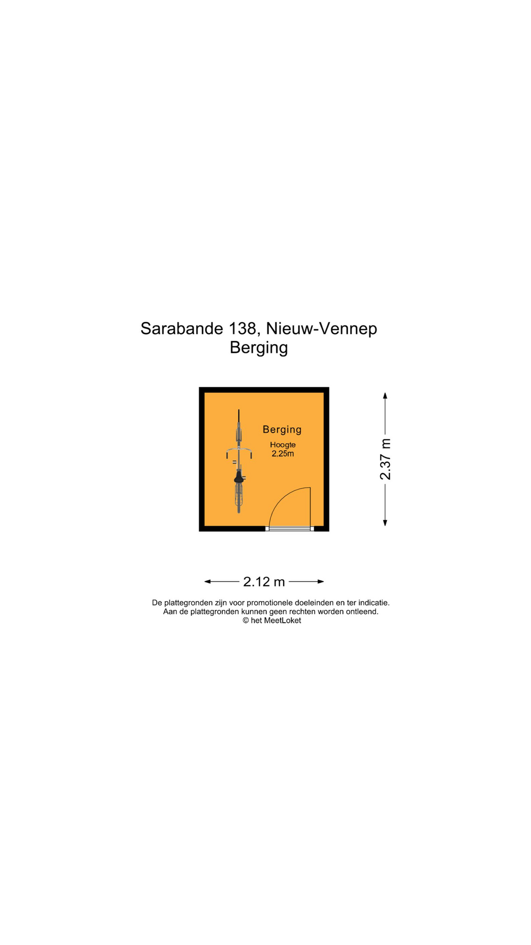 Sarabande 138 , 2152 TG Nieuw-vennep map