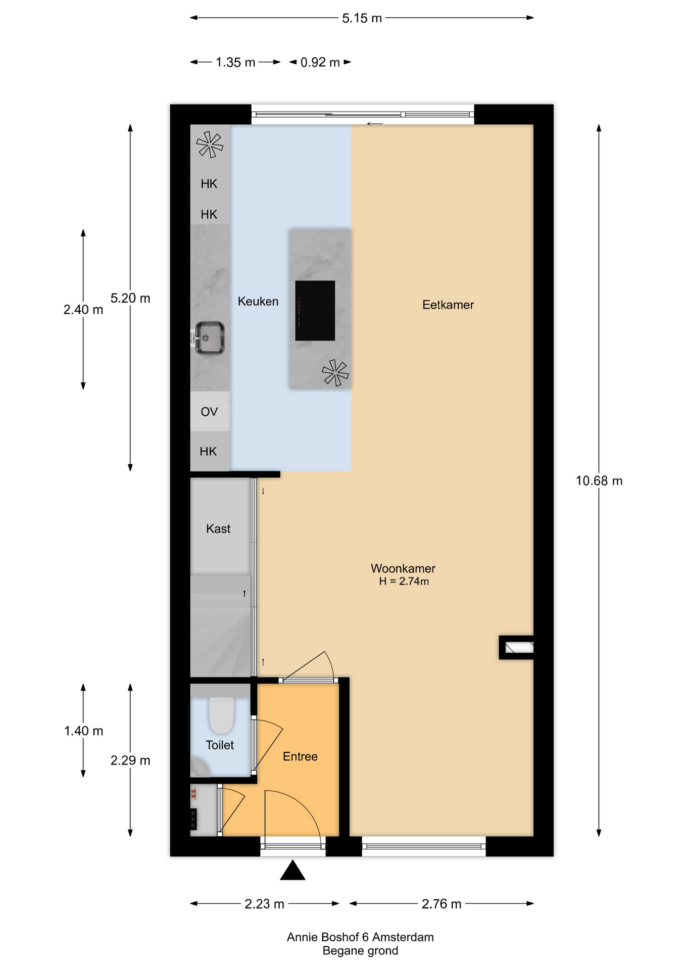 Annie Boshof 6 , 1087 LP Amsterdam map