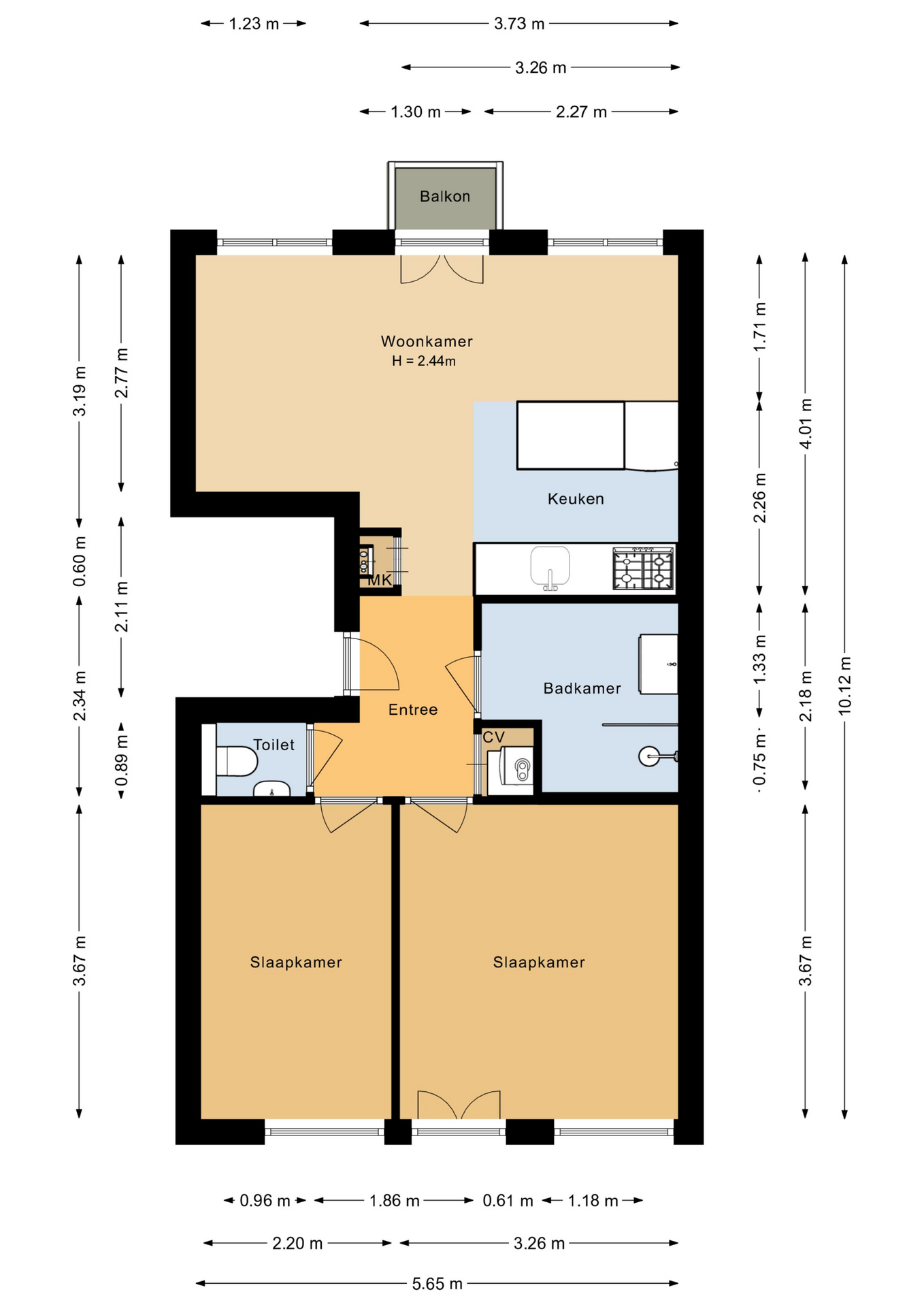 Tweede Marnixplantsoen 2 C, 1015 ZP Amsterdam map