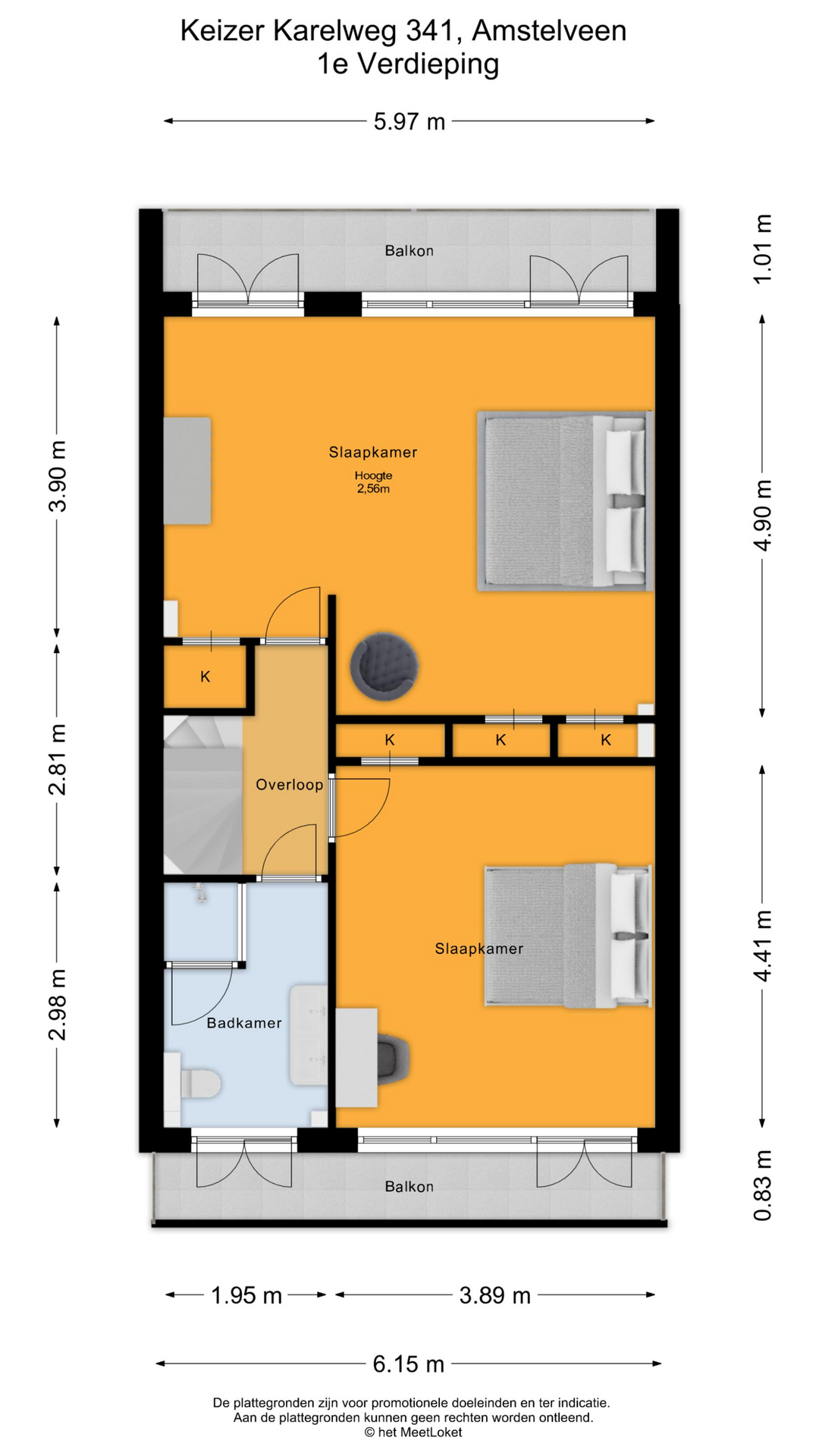 Keizer Karelweg 341 , 1181 RE Amstelveen map