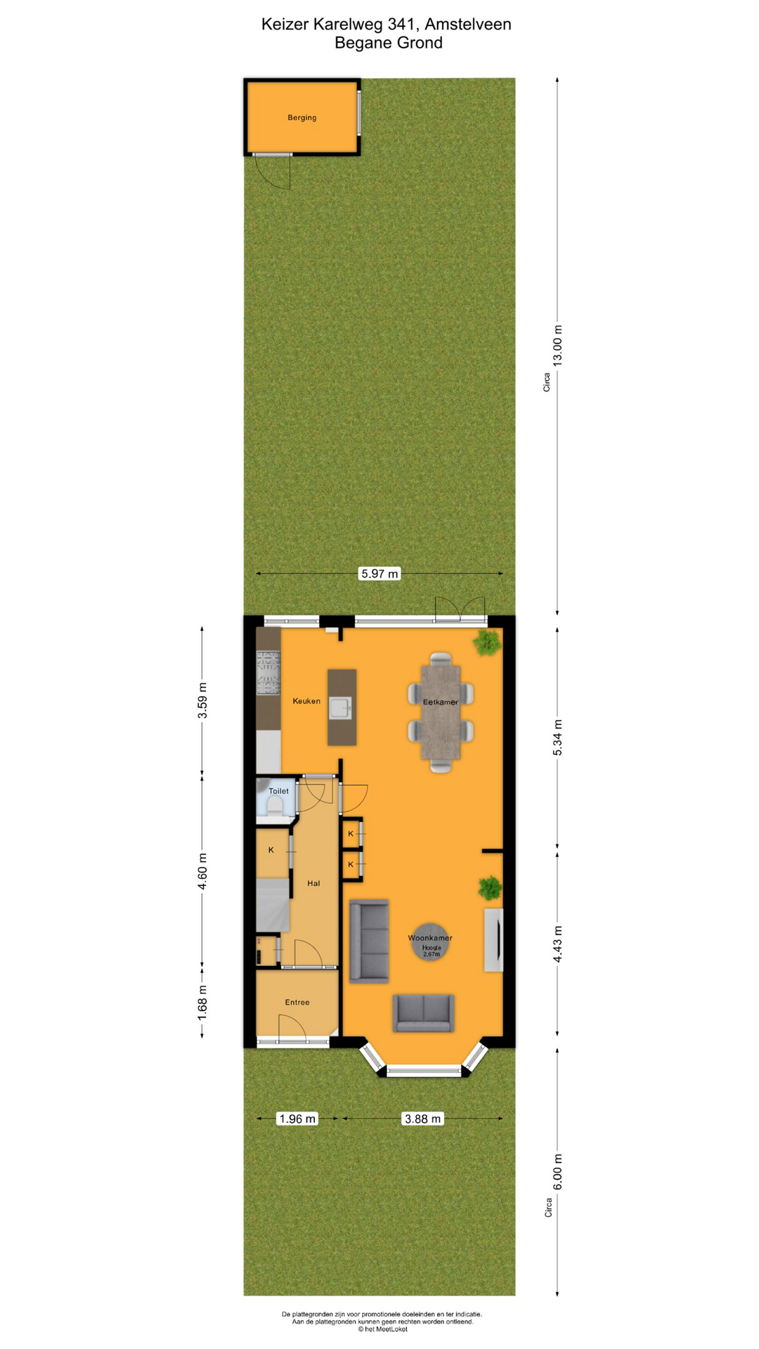 Keizer Karelweg 341 , 1181 RE Amstelveen map