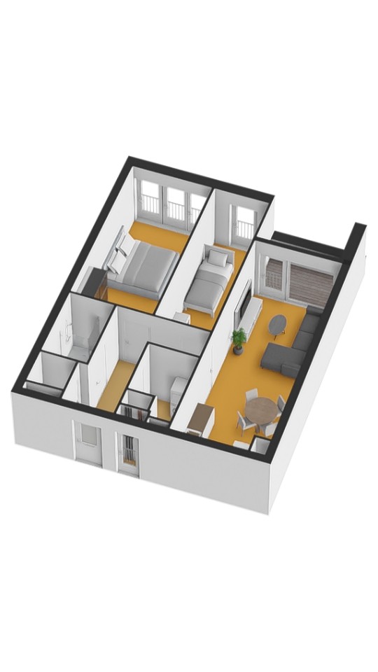 Knightsbridge Hyde Park huis 3 type 7 0 ong, 2132 HN Hoofddorp map